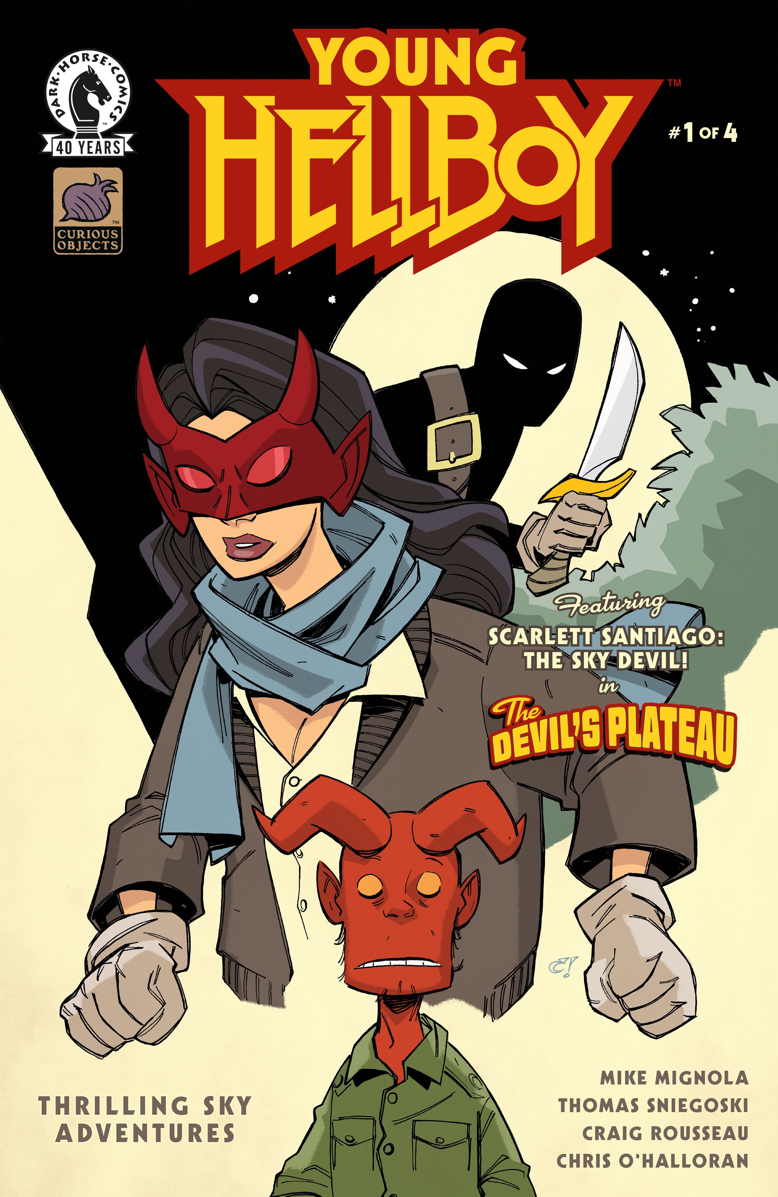 Young Hellboy Thrilling Sky Adventures #1 Cover A Craig Rousseau