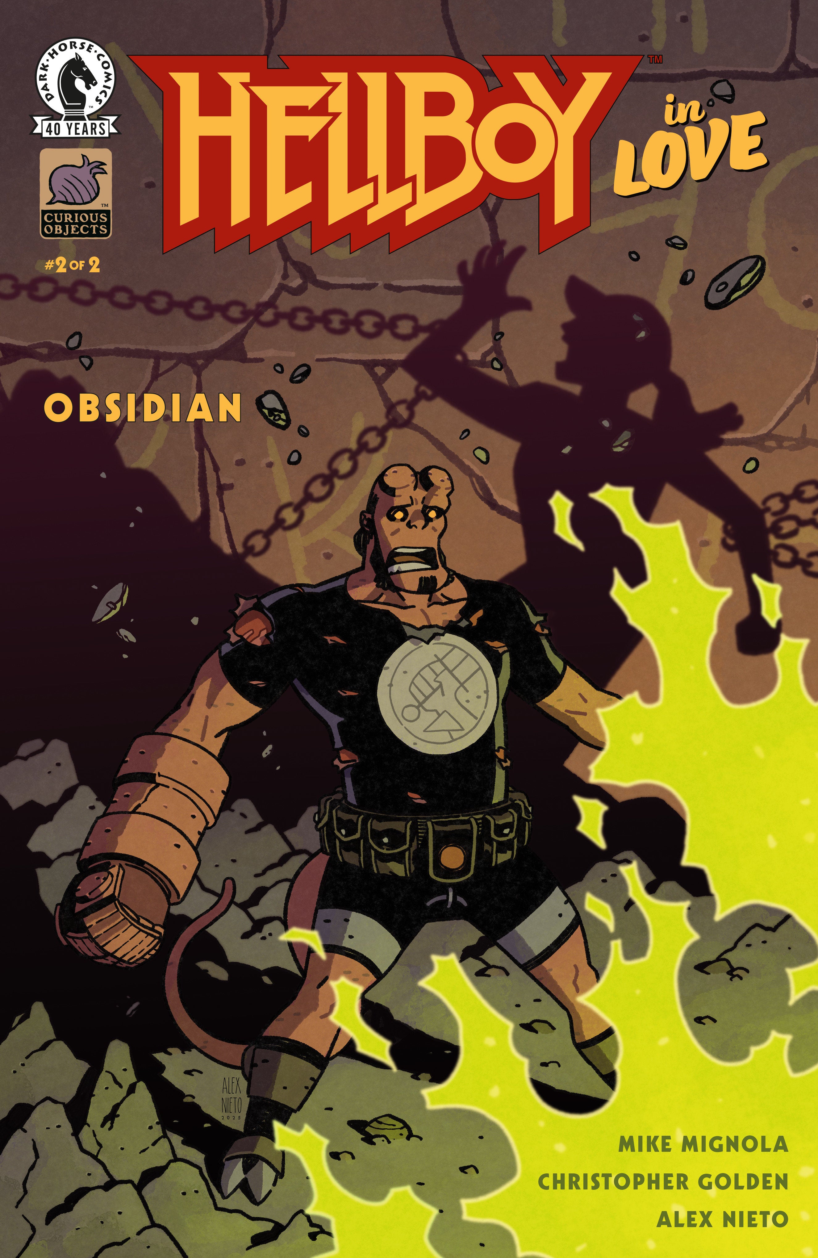 Hellboy In Love Obsidian #2 Cover A Alex Nieto