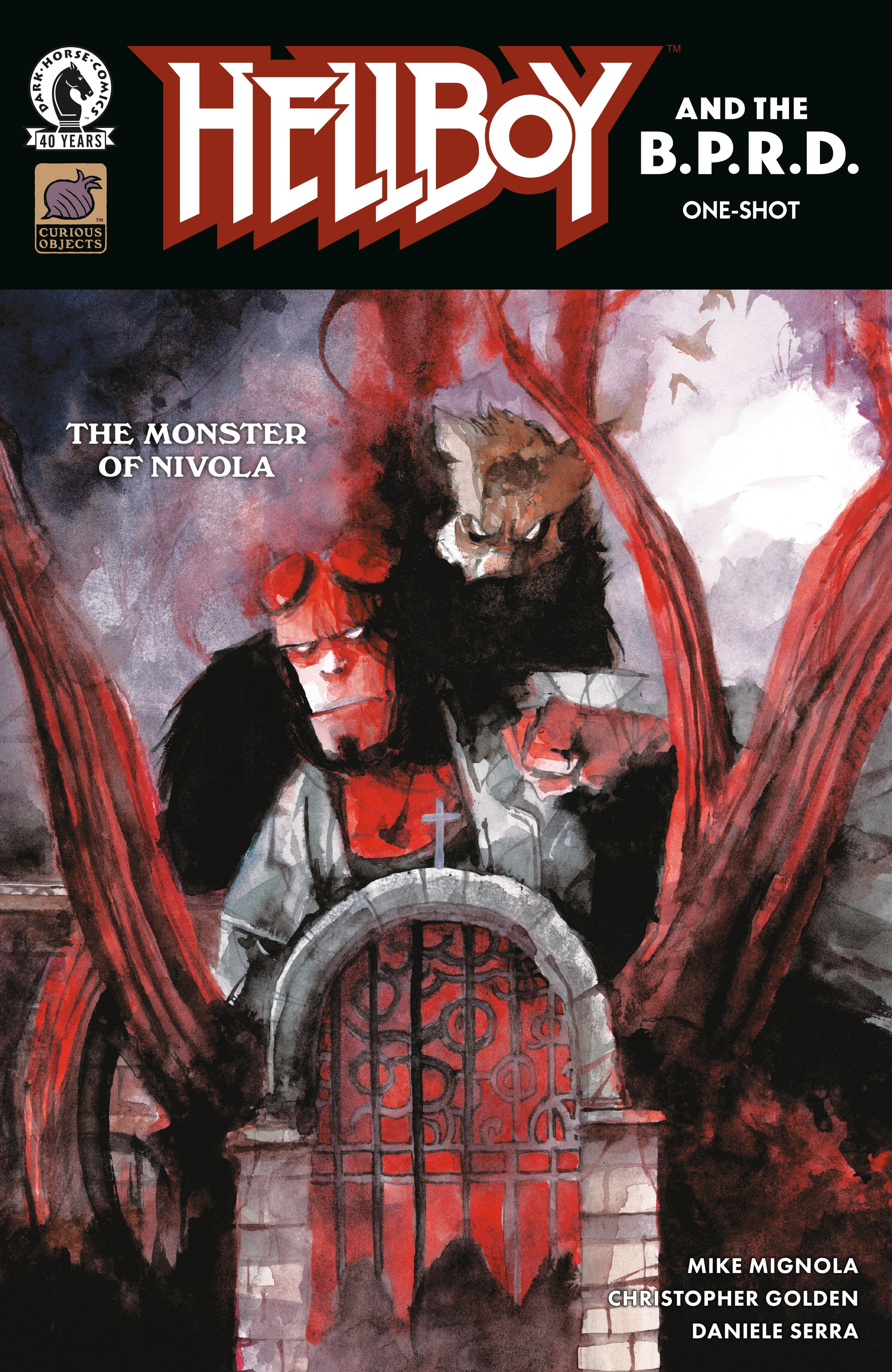 Hellboy And The BPRD The Monster Of Nivola One Shot Cover A Serra