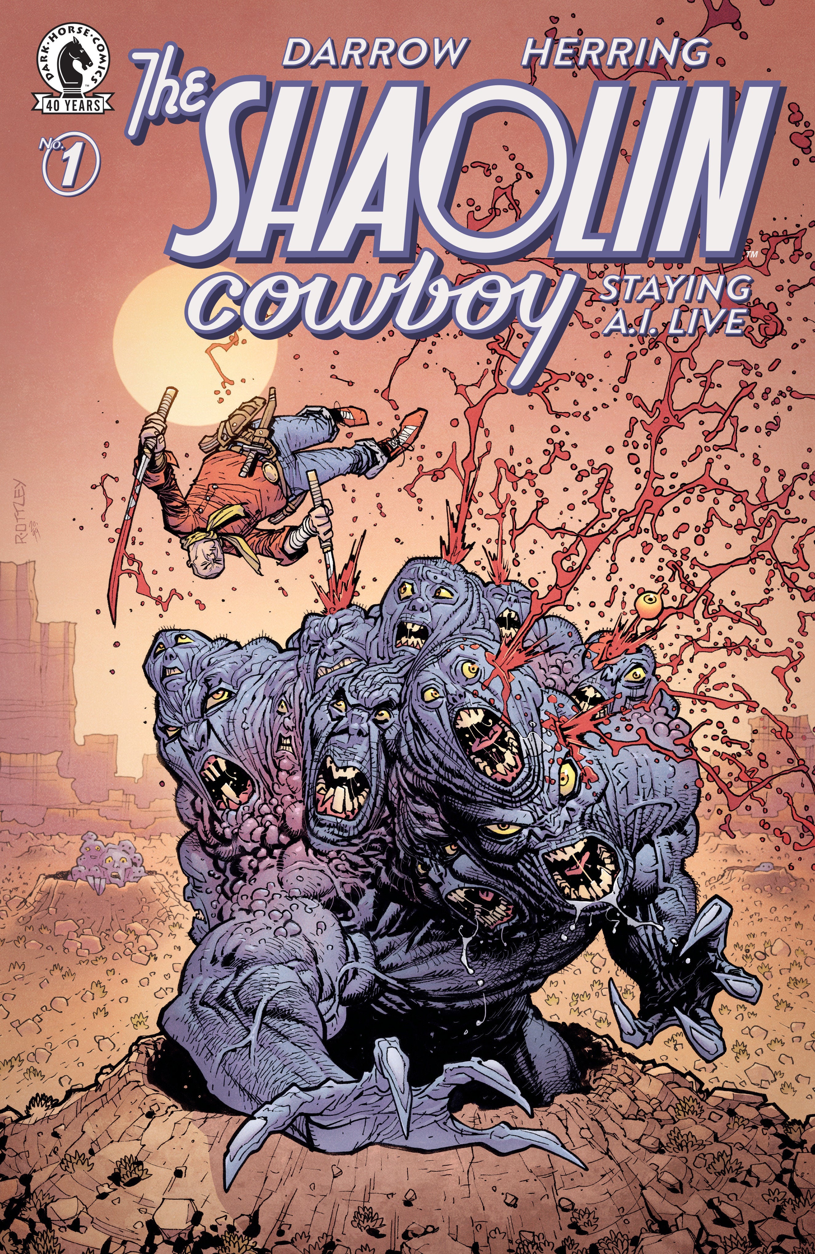 Shaolin Cowboy Staying A.I.Live #1 Cover B Ryan Ottley