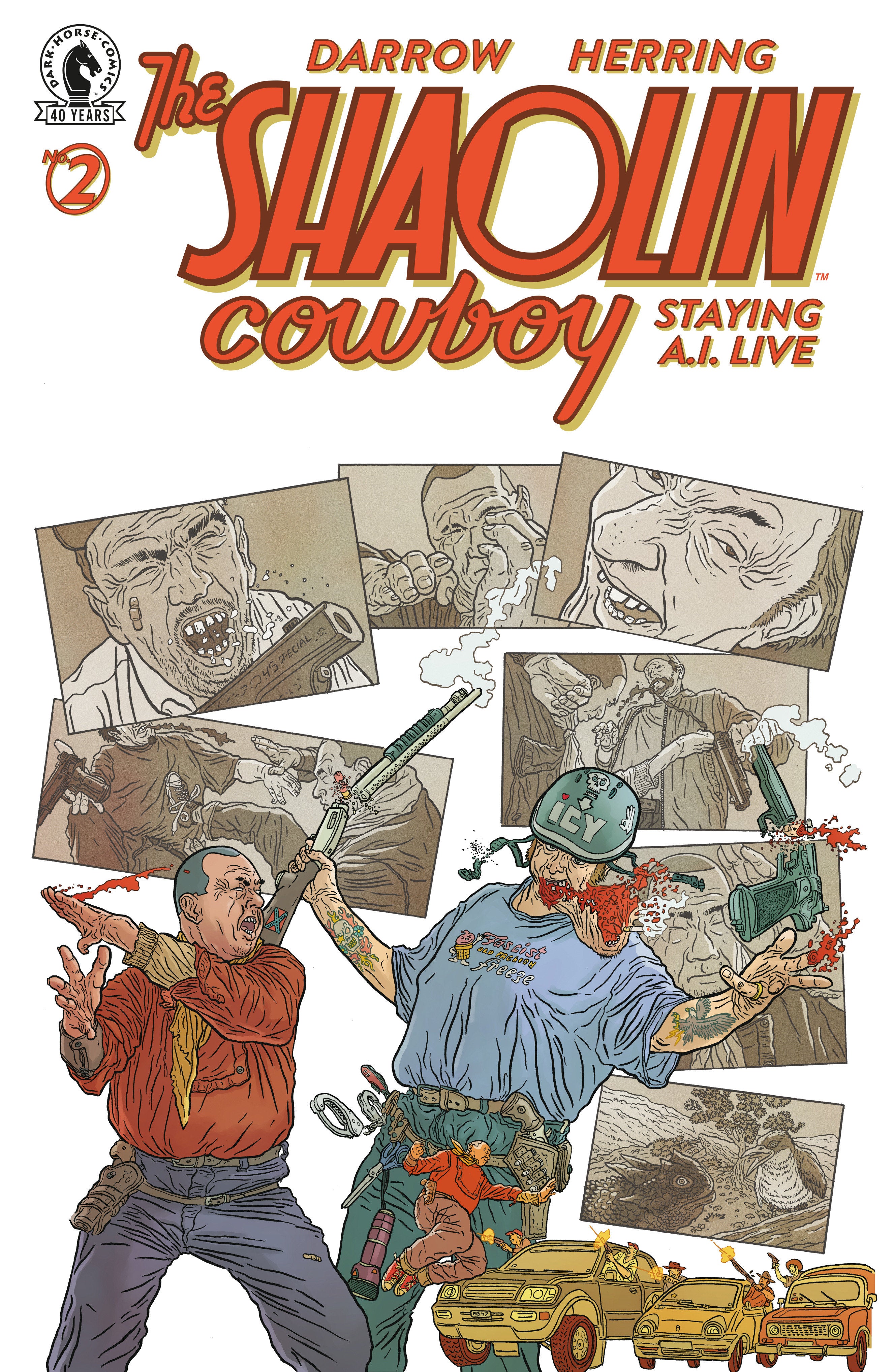 Shaolin Cowboy Staying A.I.Live #2 Cover A Geof Darrow