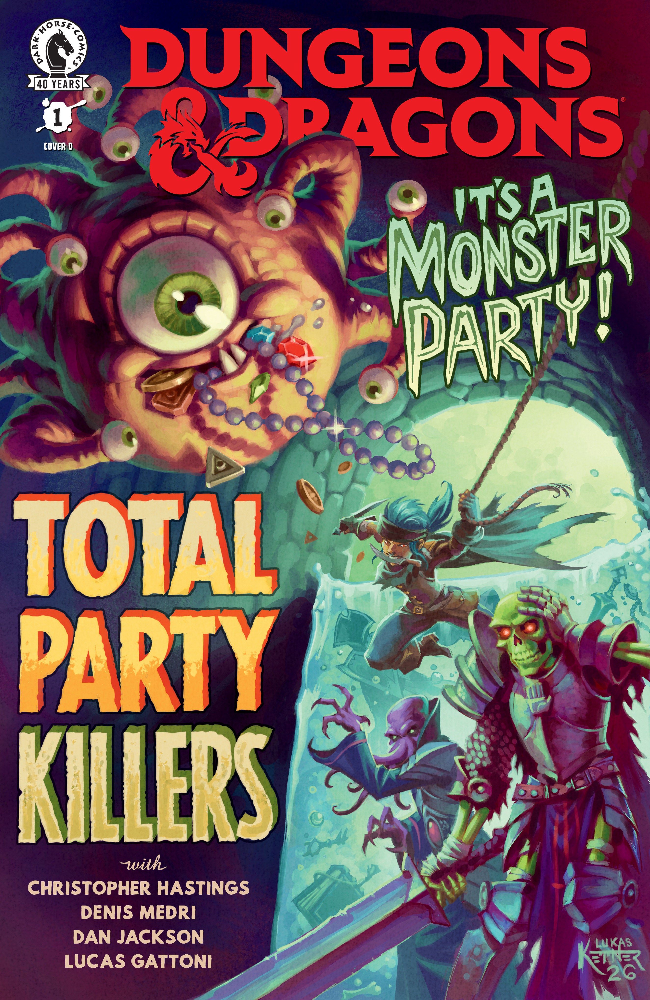 Dungeons & Dragons Total Party Killers #1 Cover D Lukas Ketner