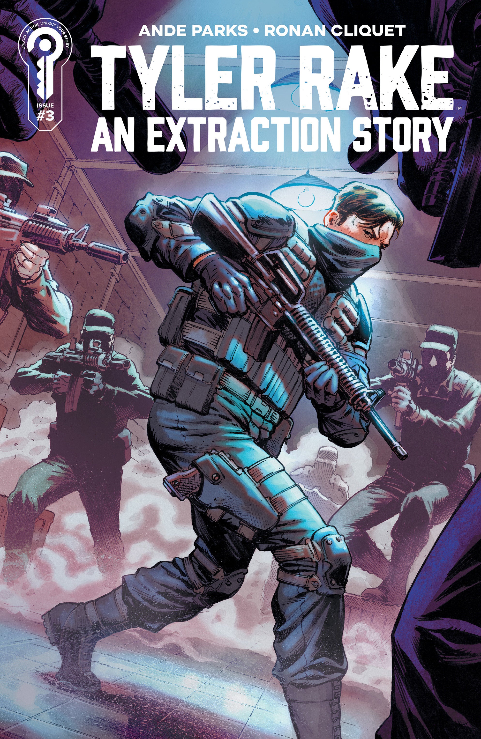 Tyler Rake An Extraction Story #3 Cover B Marco Santucci