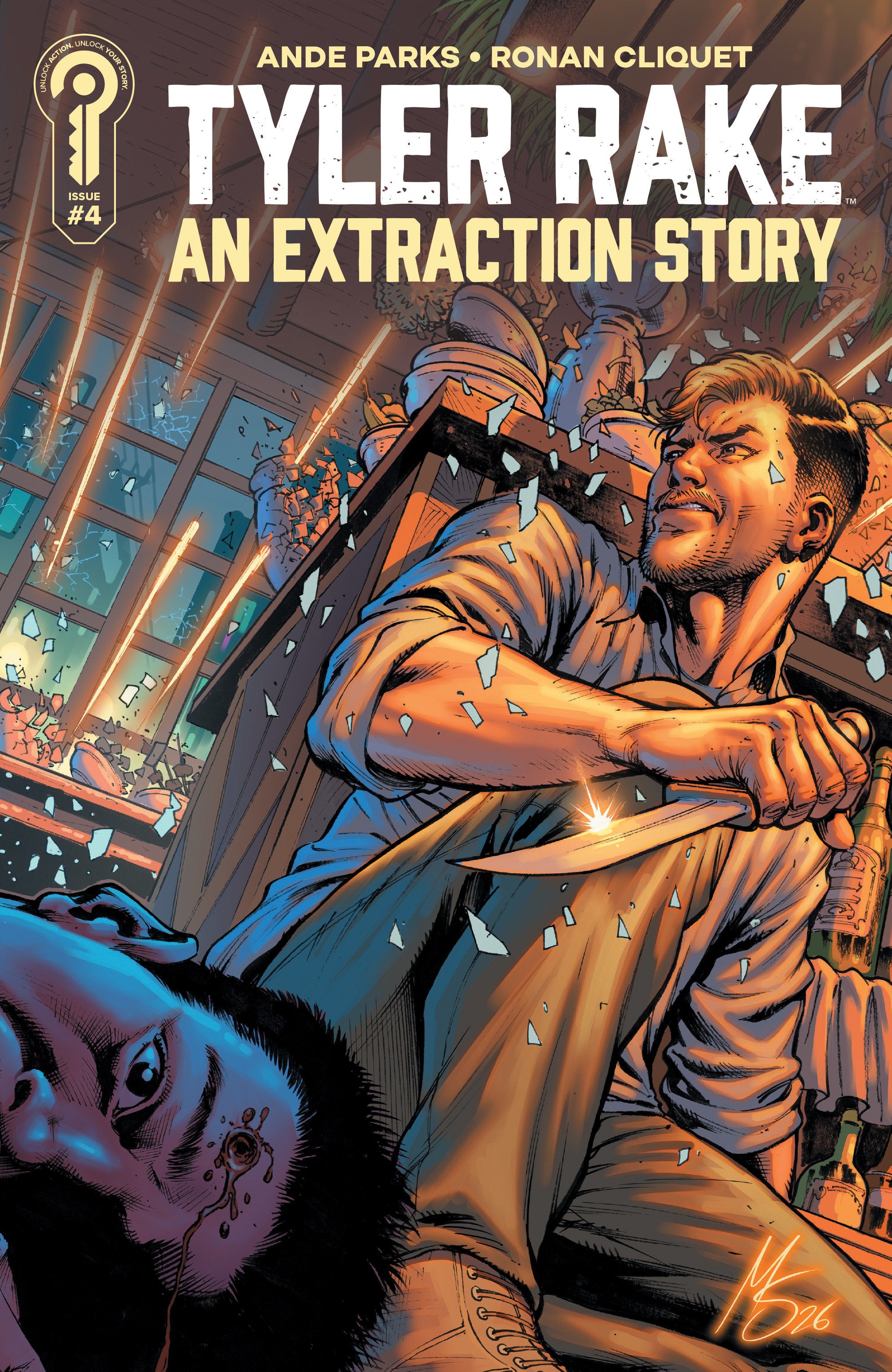 Tyler Rake Extraction Story #4 Cover B Marco Santucci