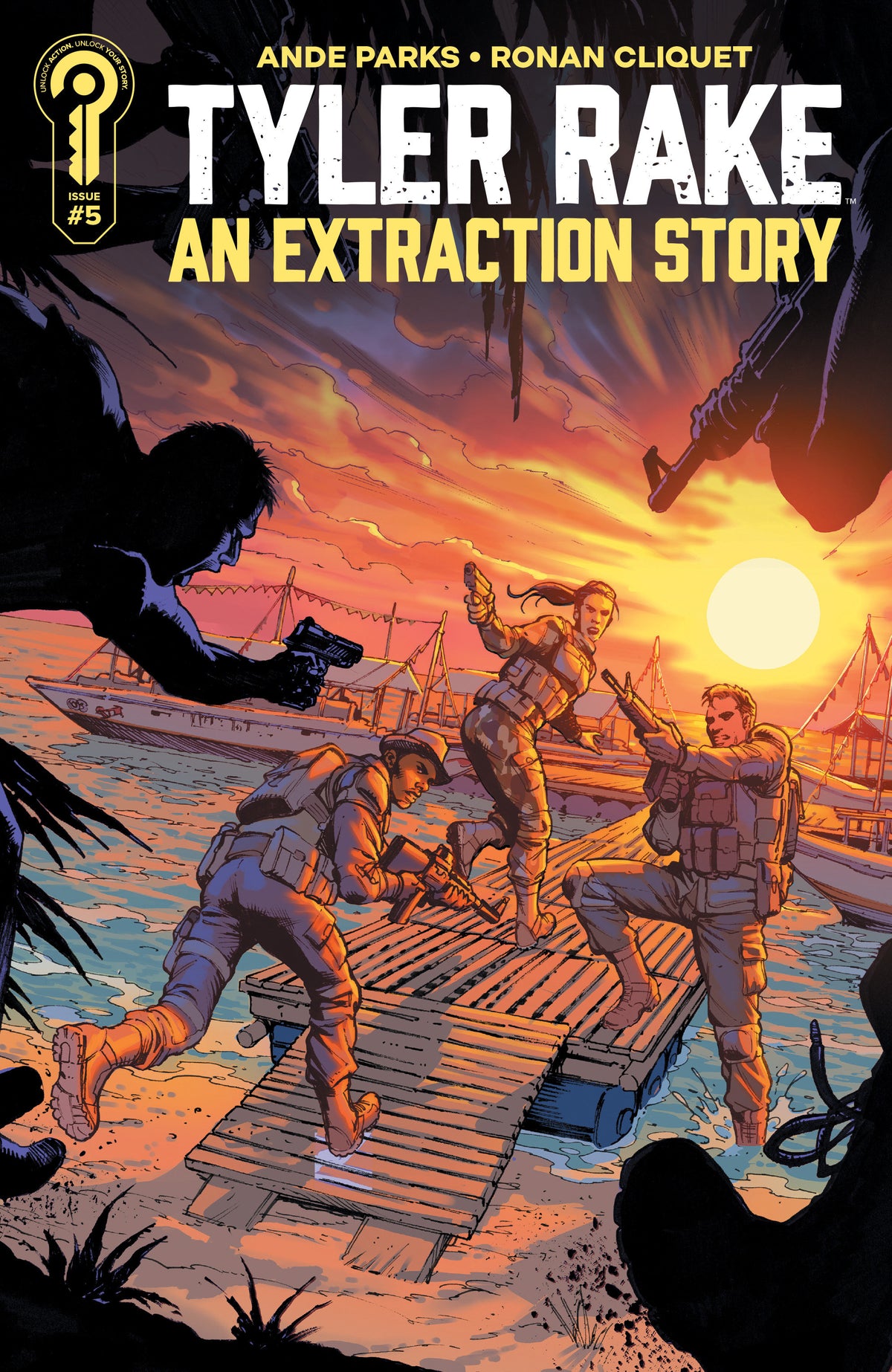 Tyler Rake Extraction Story #5 Cover B Marco Santucci