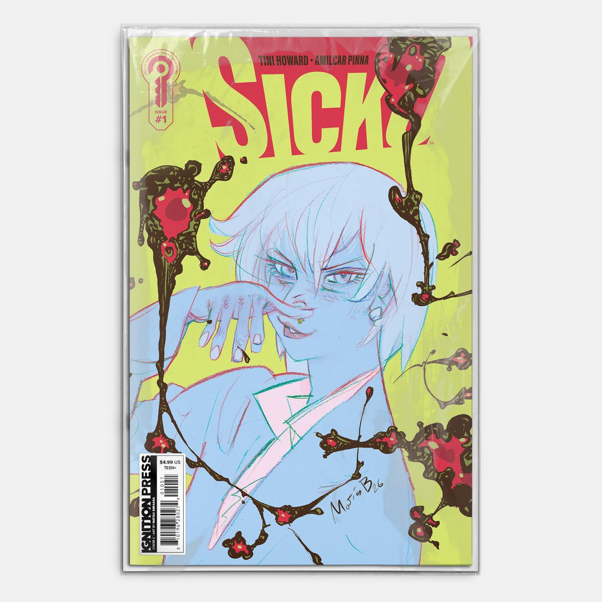 Sicko #1 Cover C 1 for 20 Matías Bergara Signed