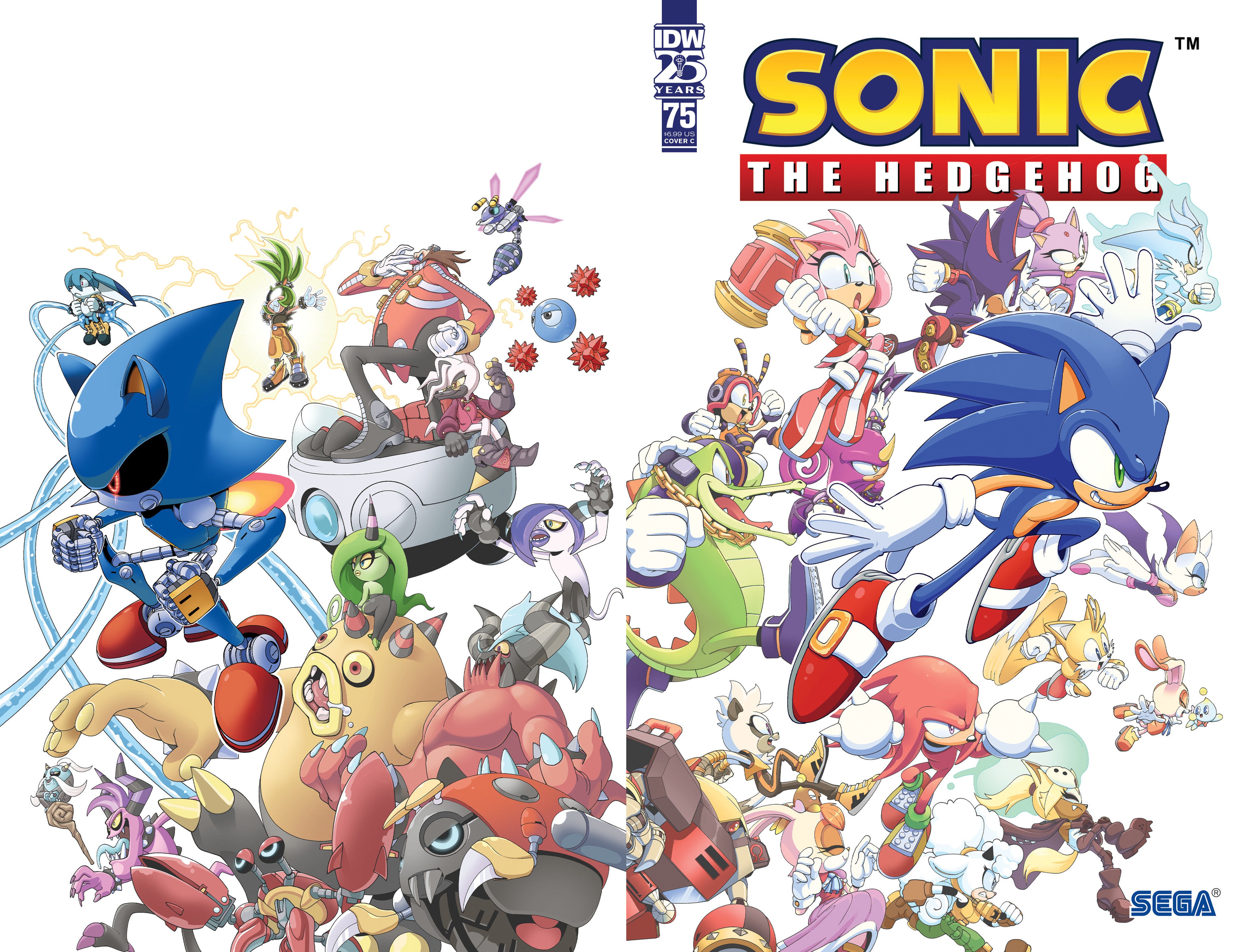 Sonic The Hedgehog #75 Cover C (Thomas)