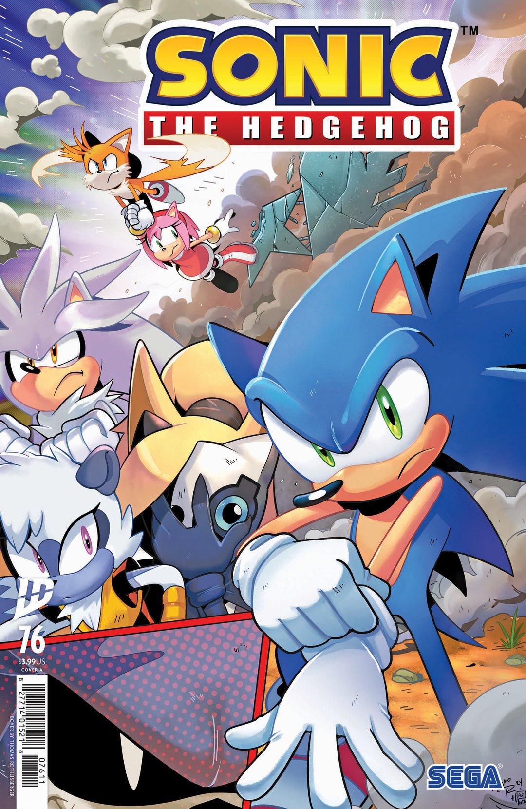 Sonic The Hedgehog #76 Cover A Rothlisberger