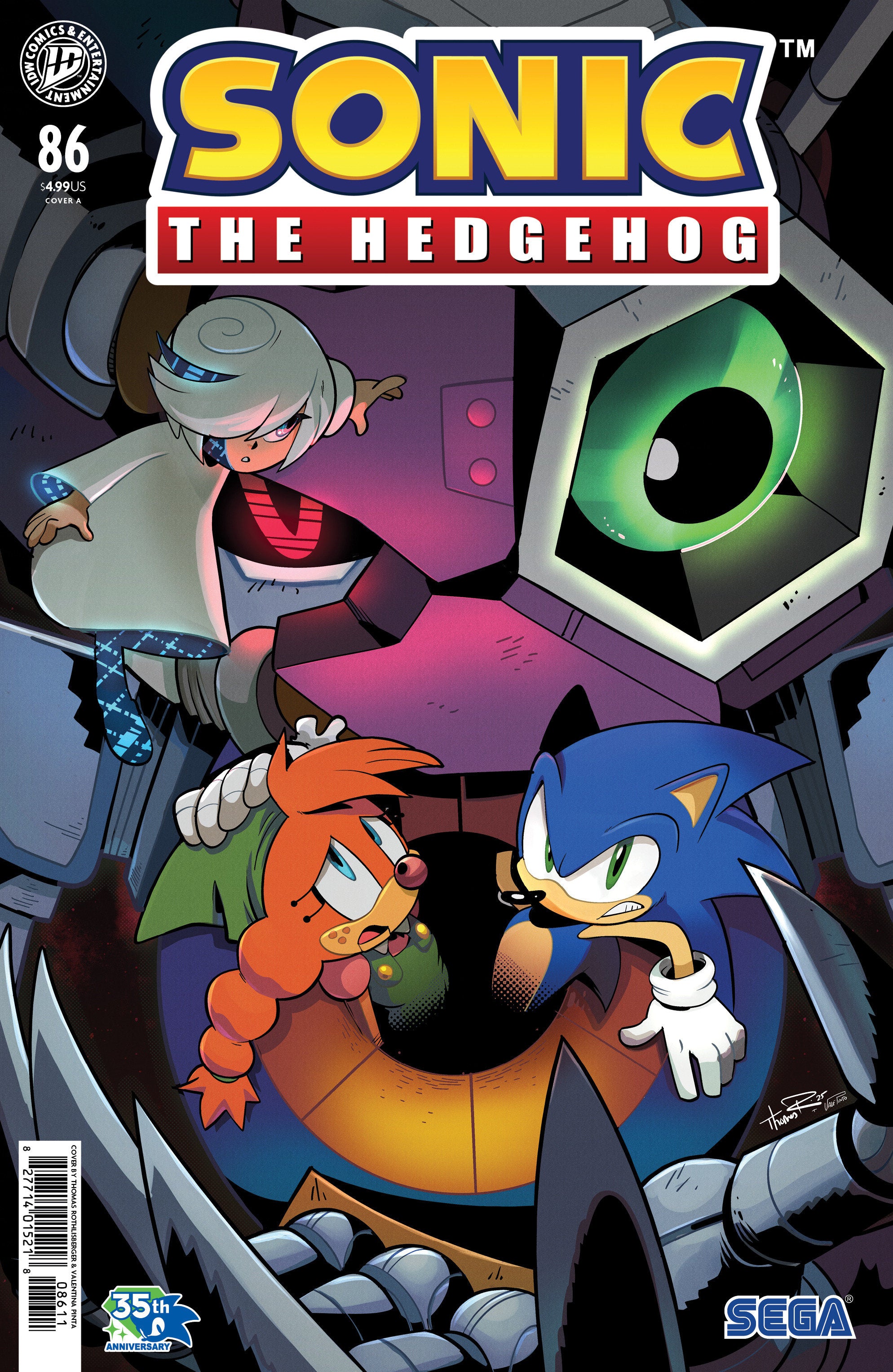Sonic The Hedgehog #86 Cover A Rothlisberger