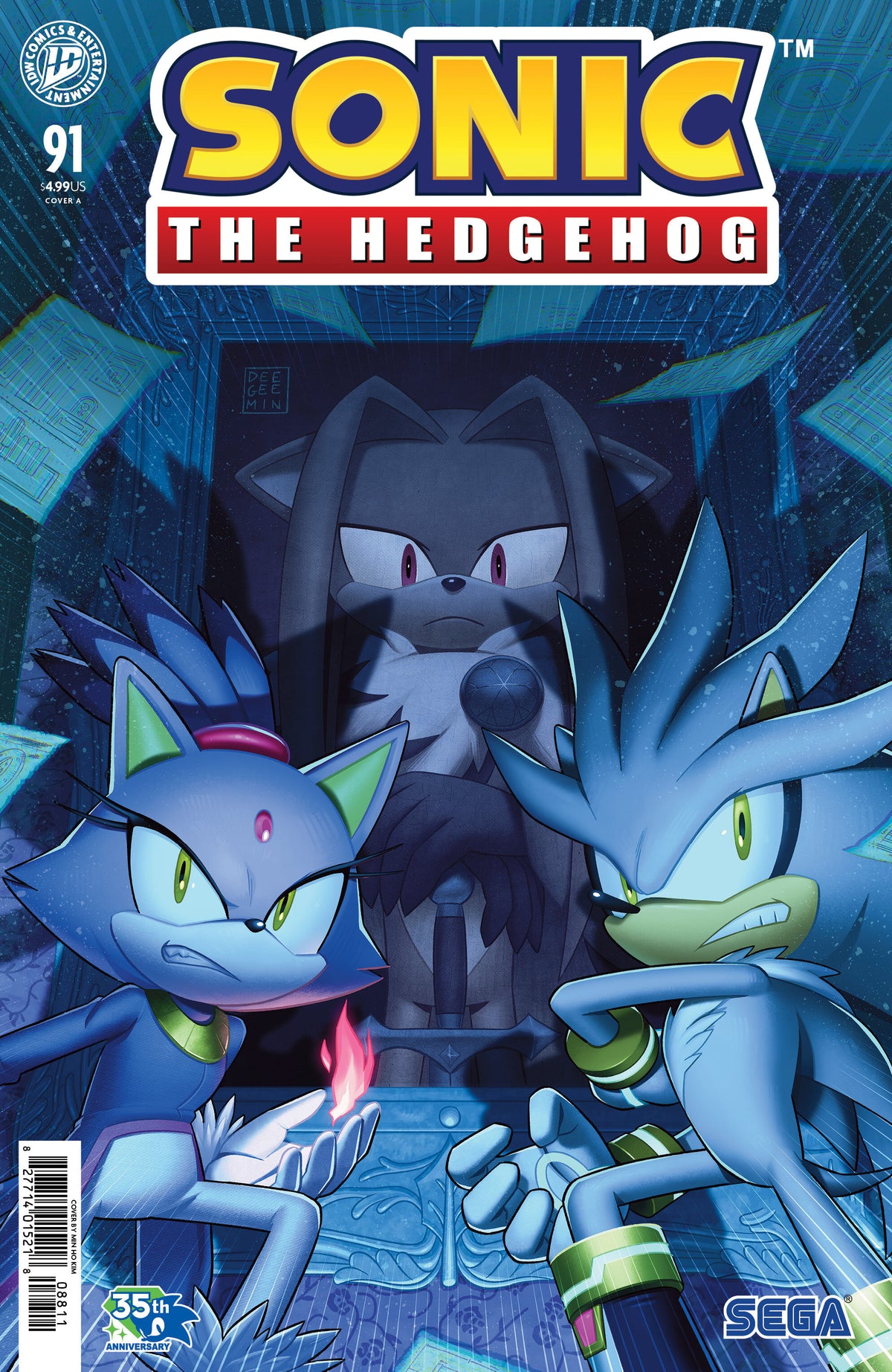 Sonic The Hedgehog #91 Cover A Kim