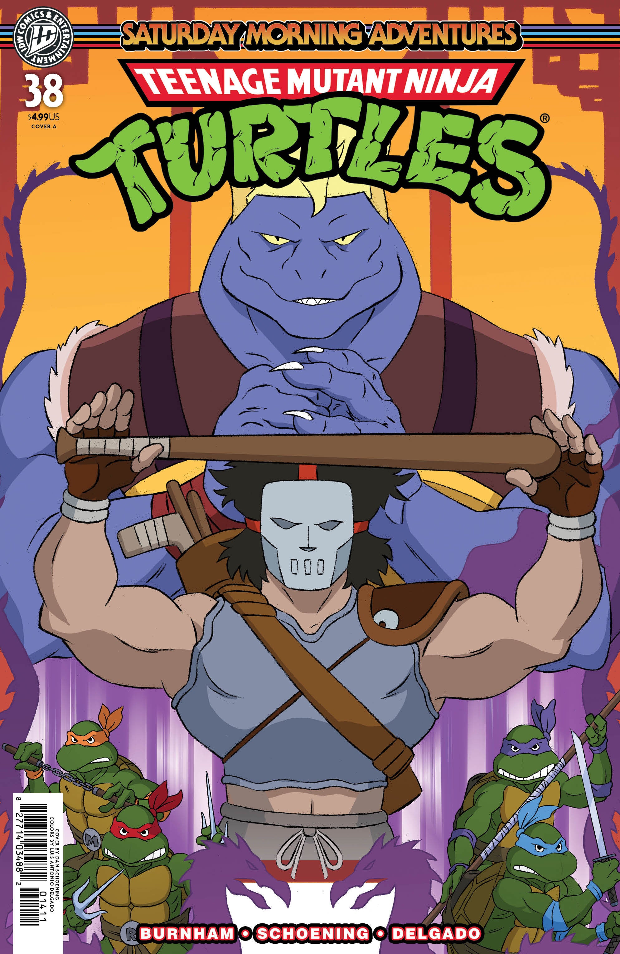 Teenage Mutant Ninja Turtles Saturday Morning Adventures #38 Cover A Schoening