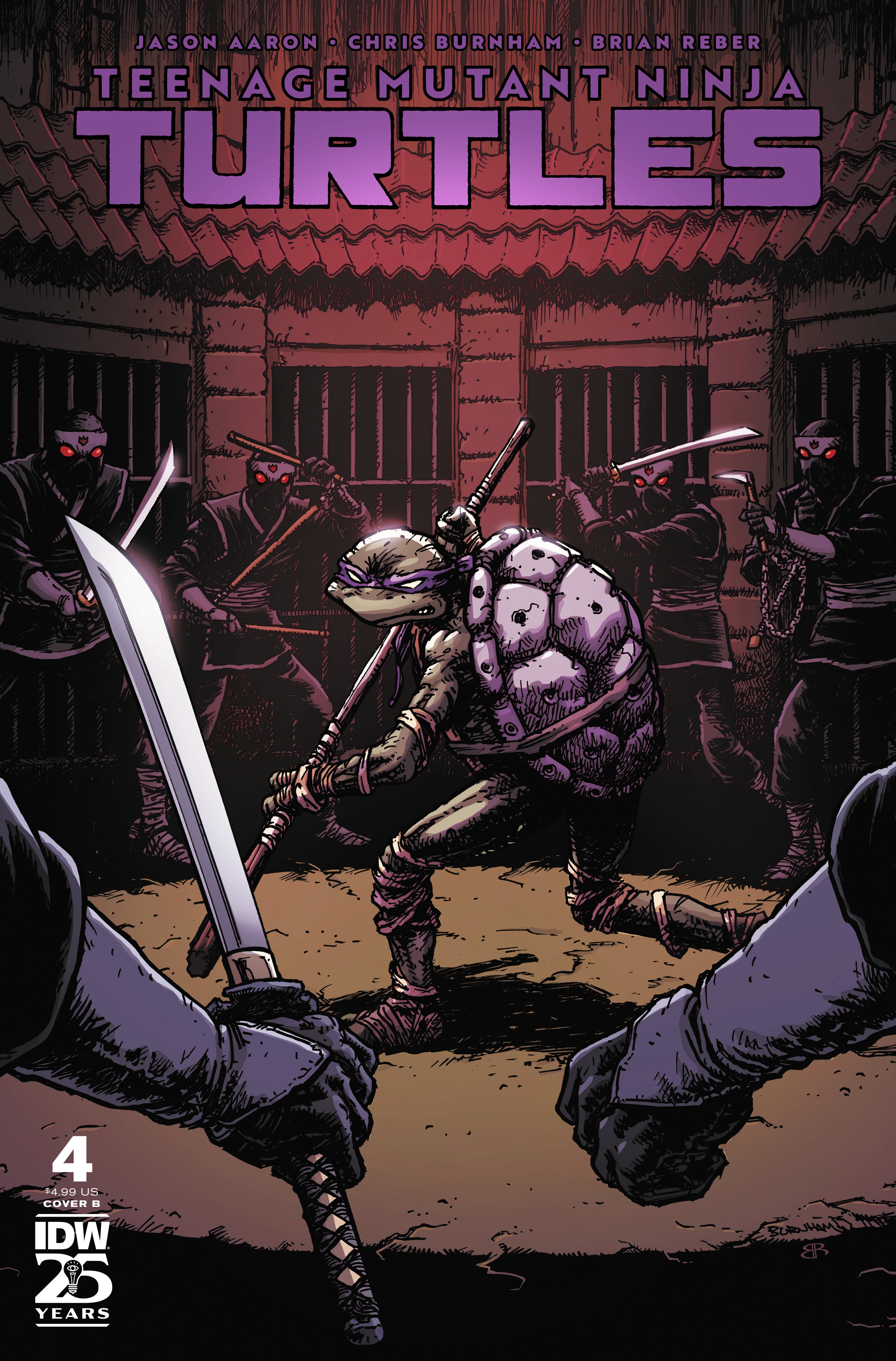 Teenage Mutant Ninja Turtles (2024) #4 Cover B (Burnham)