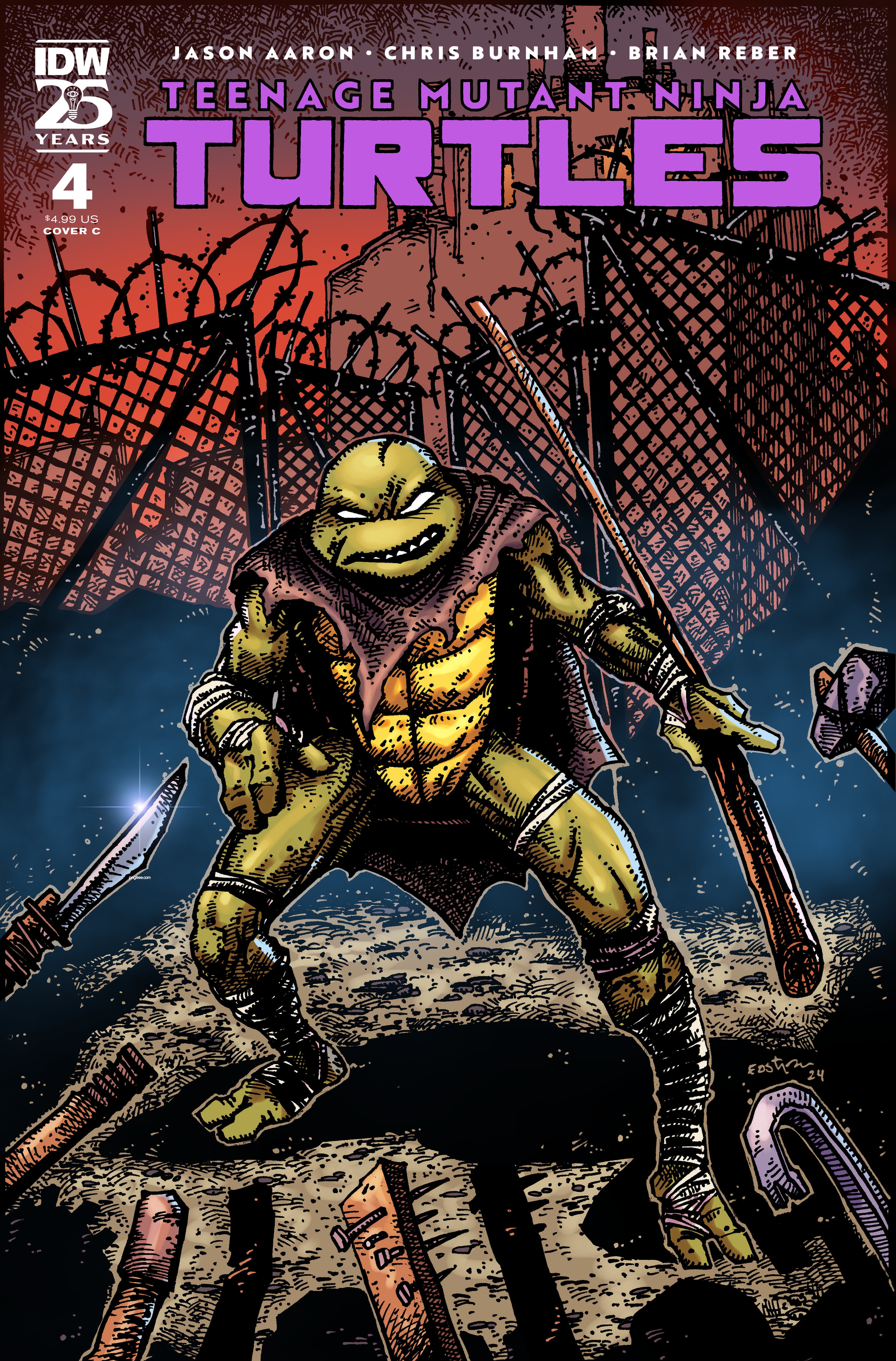 Teenage Mutant Ninja Turtles (2024) #4 Cover C (Eastman)