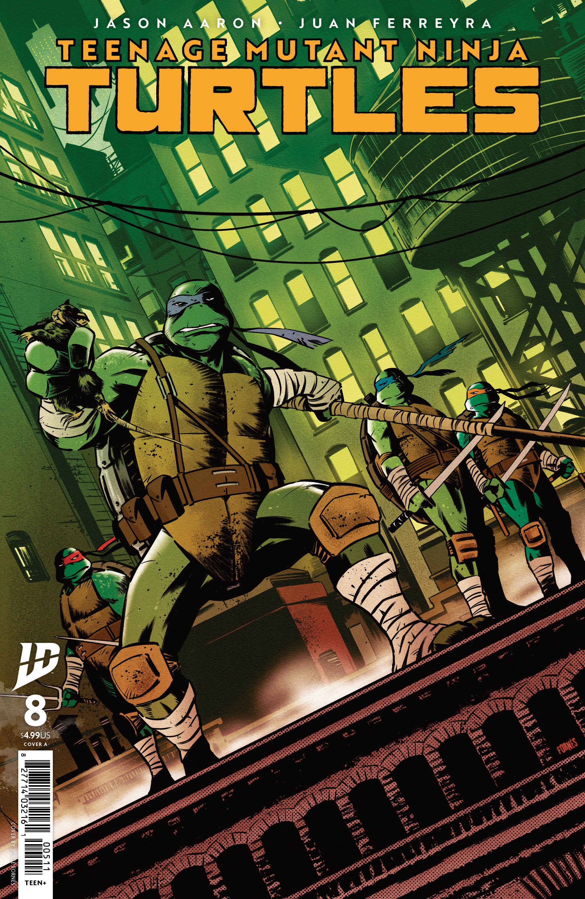 Teenage Mutant Ninja Turtles #8 Cover A Fornés