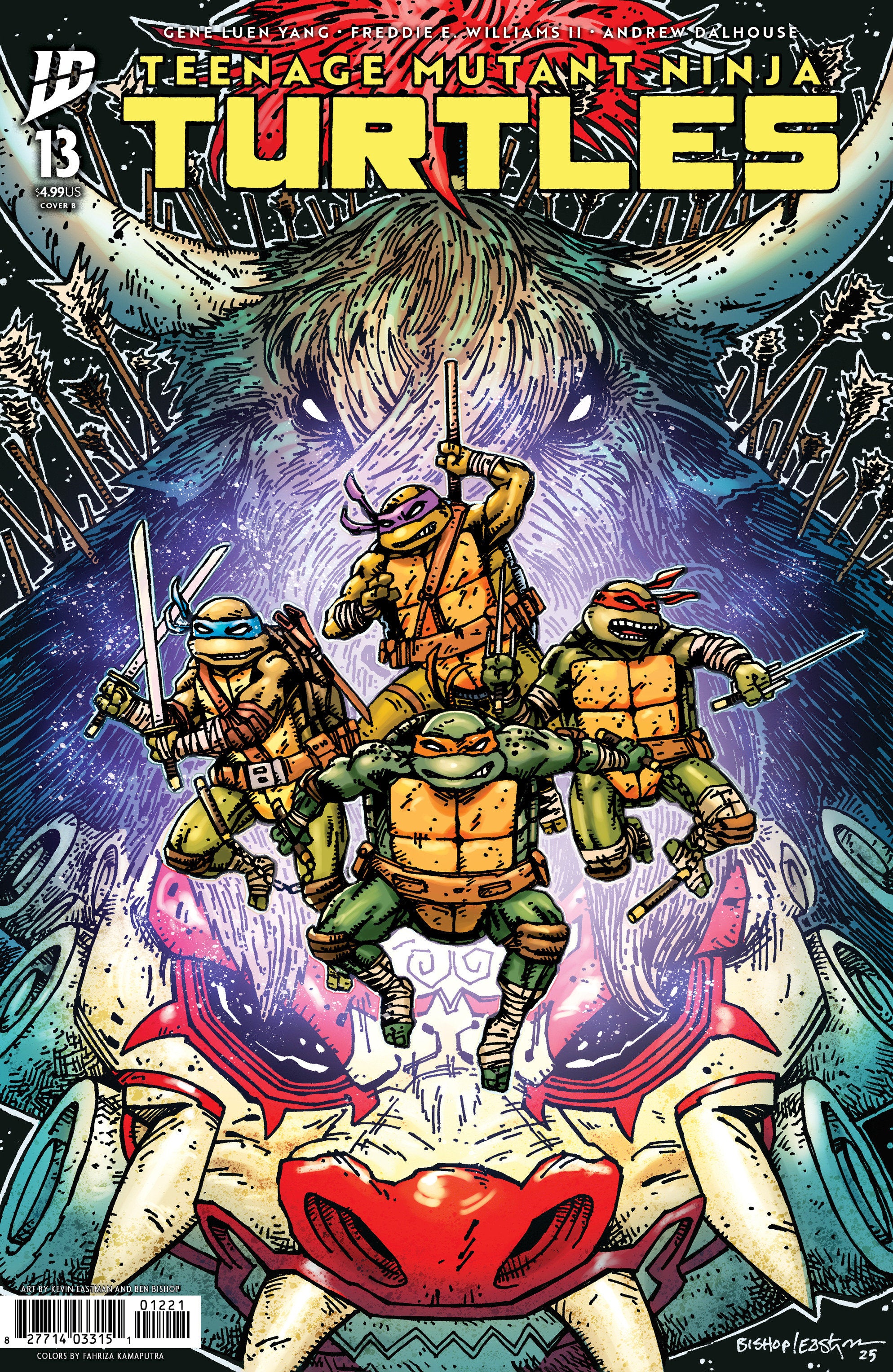 Teenage Mutant Ninja Turtles #13 Cover B Eastman