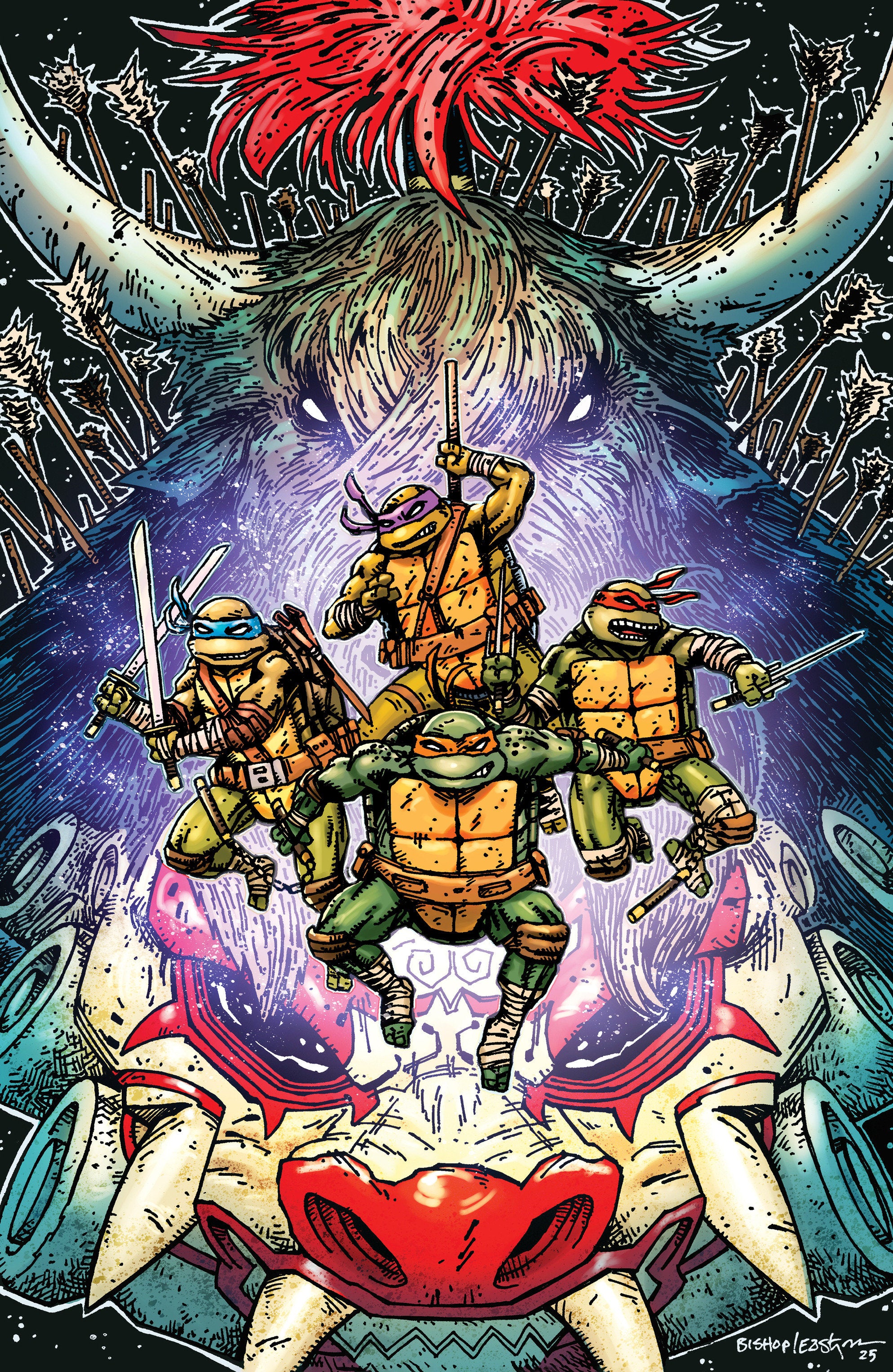 Teenage Mutant Ninja Turtles #13 25 Copy Eastman Full Art Variant