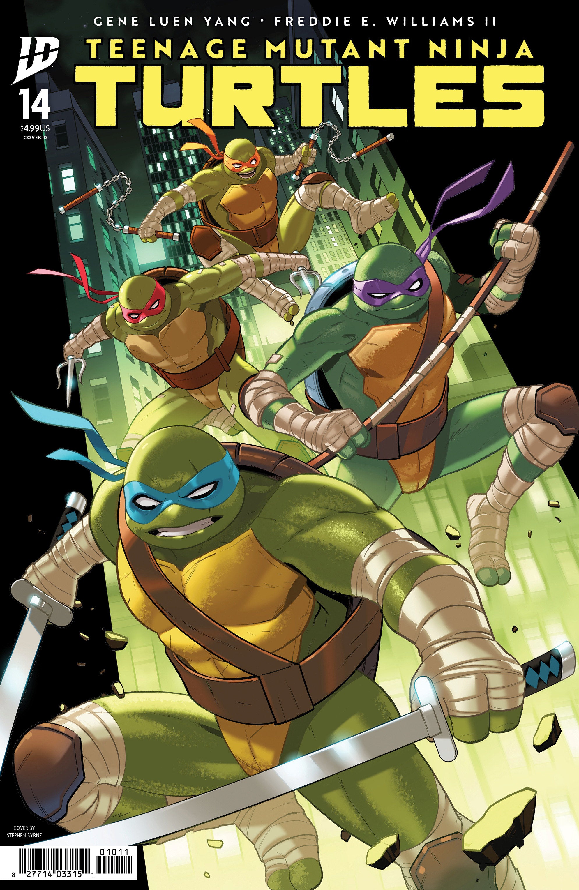 Teenage Mutant Ninja Turtles #14 Cover D Byrne