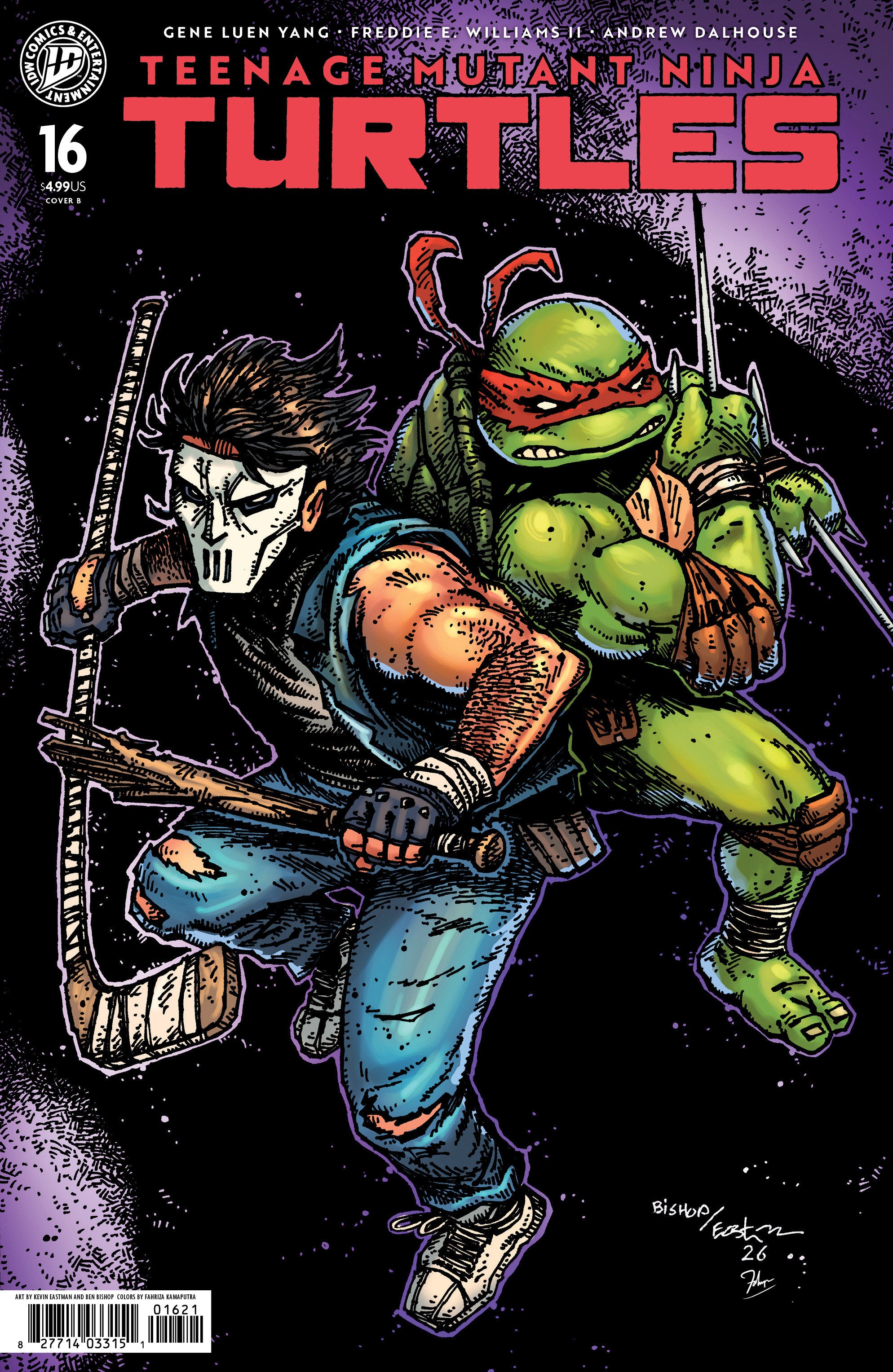 Teenage Mutant Ninja Turtles #16 Cover B Eastman