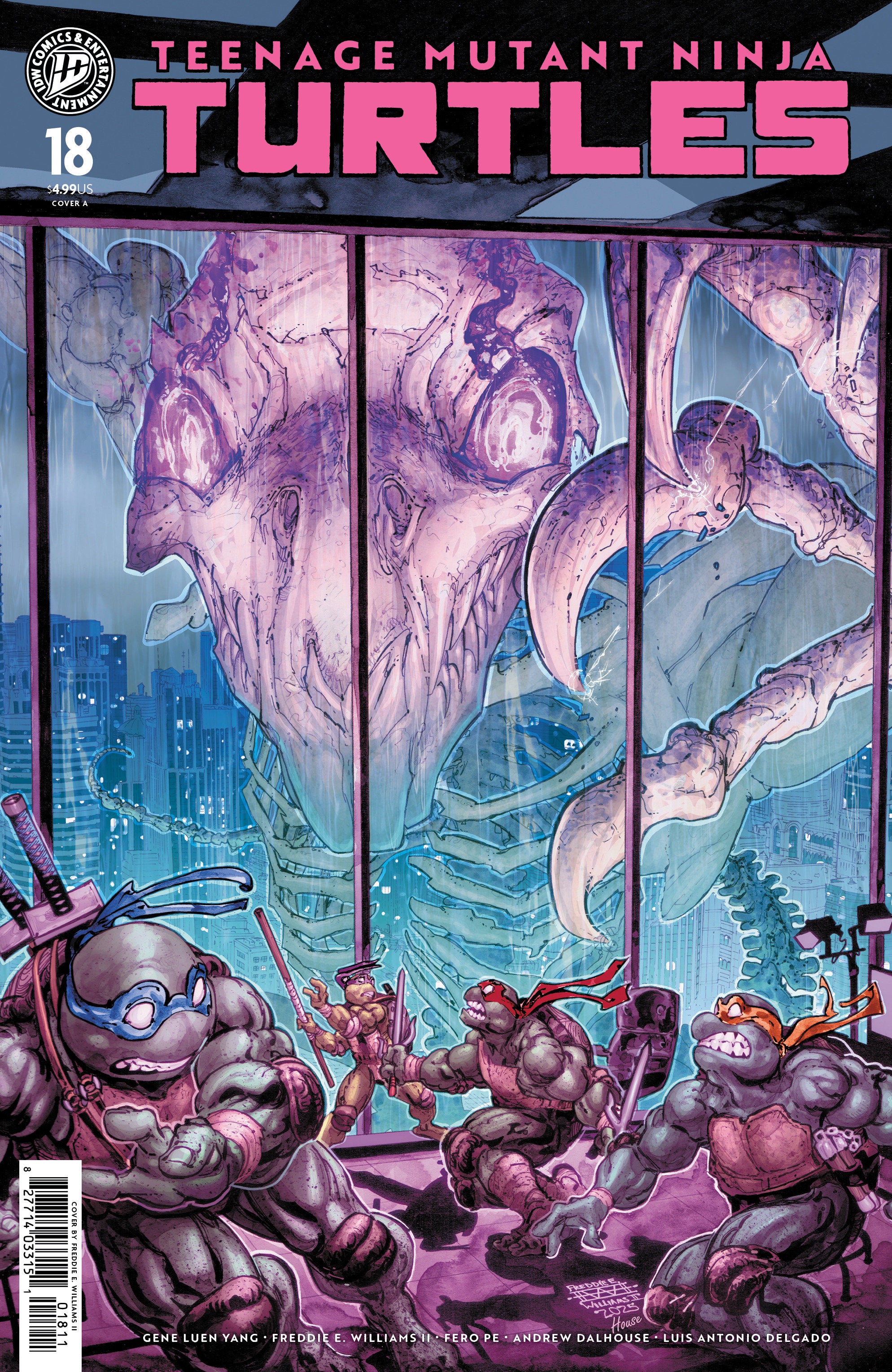 Teenage Mutant Ninja Turtles #18 Cover A Williams II