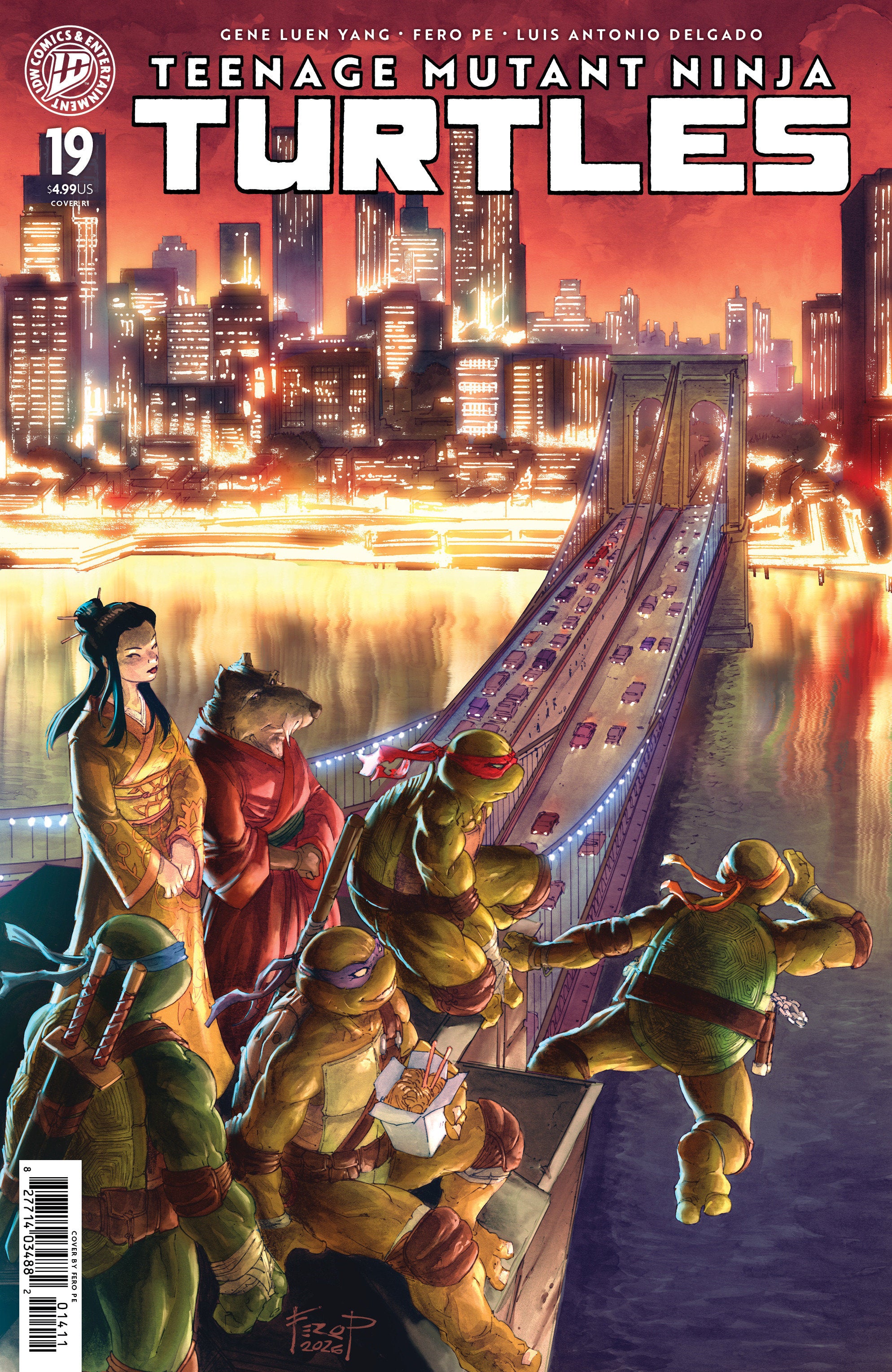 Teenage Mutant Ninja Turtles #19 25 Copy Variant