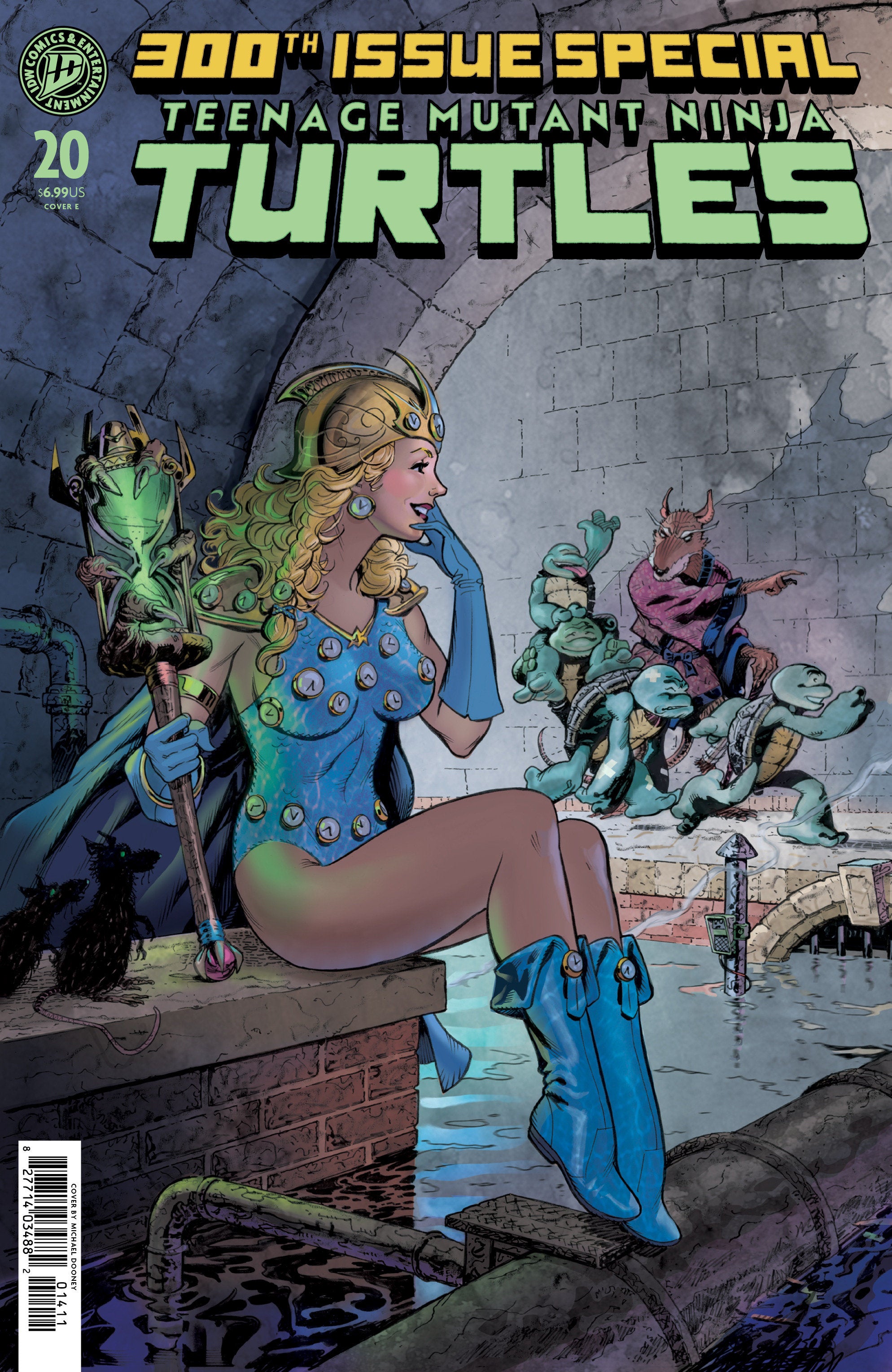 Teenage Mutant Ninja Turtles #20 300th Issue Special Cover E Dooney