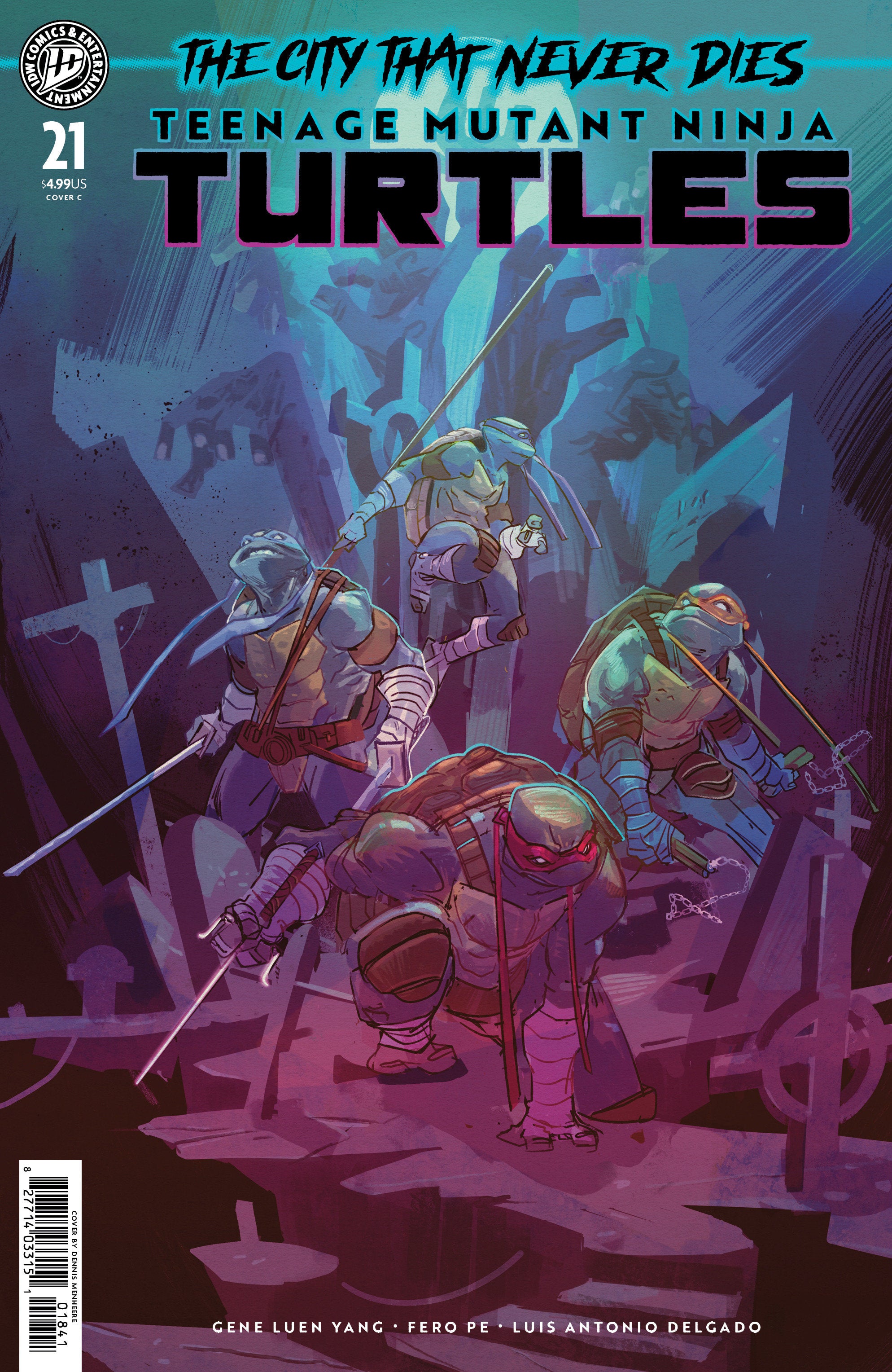 Teenage Mutant Ninja Turtles #21 Cover C Menheere