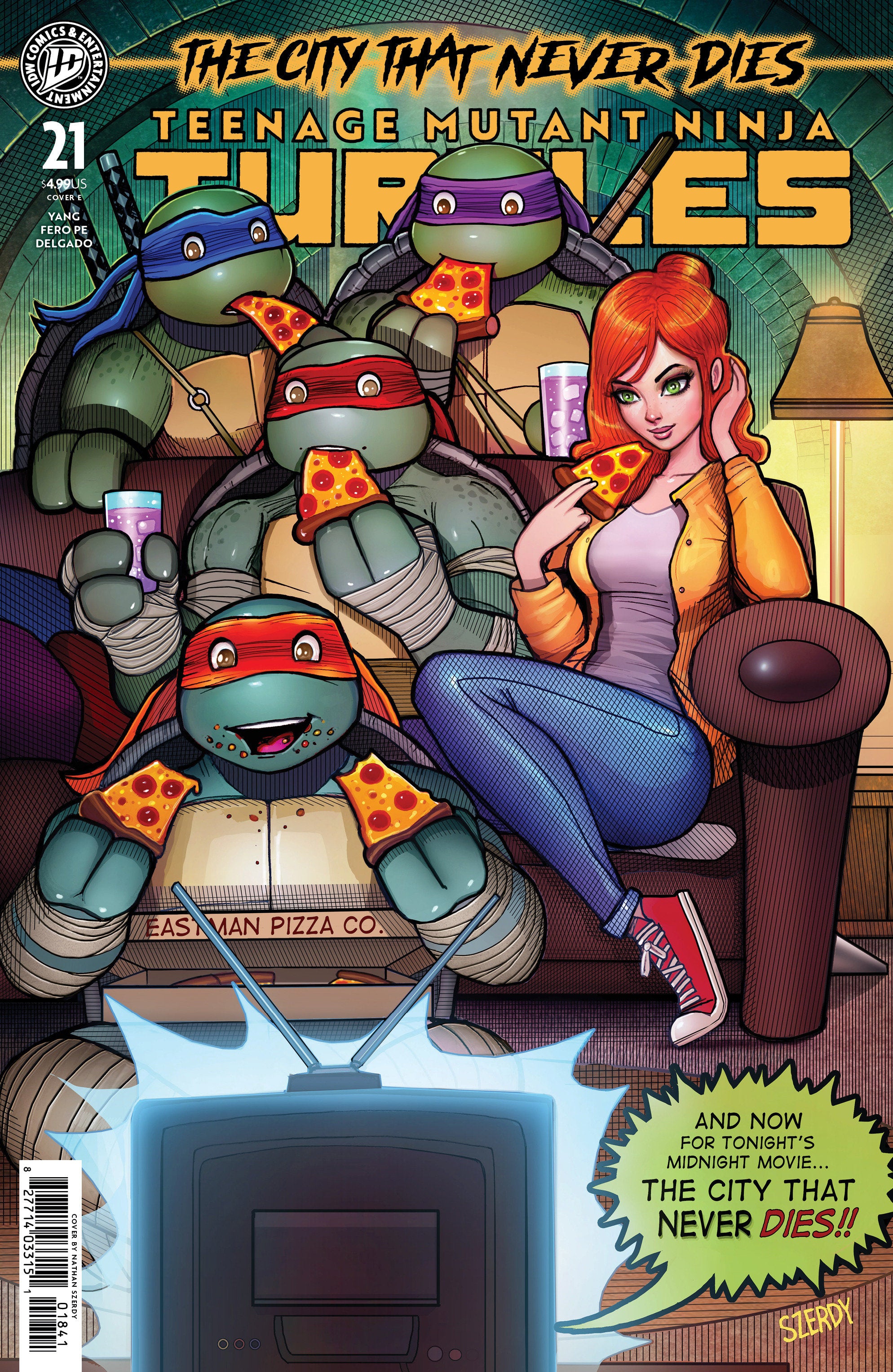 Teenage Mutant Ninja Turtles #21 Cover E Szerdy