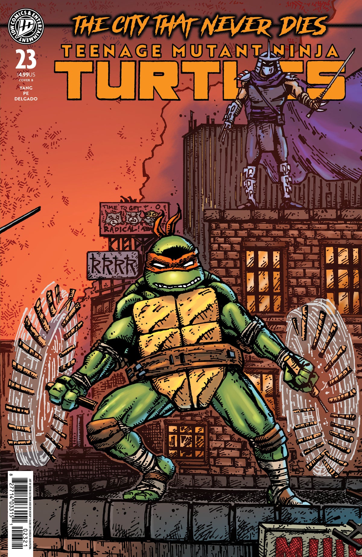 Teenage Mutant Ninja Turtles #23 Cover B Eastman & Bishop