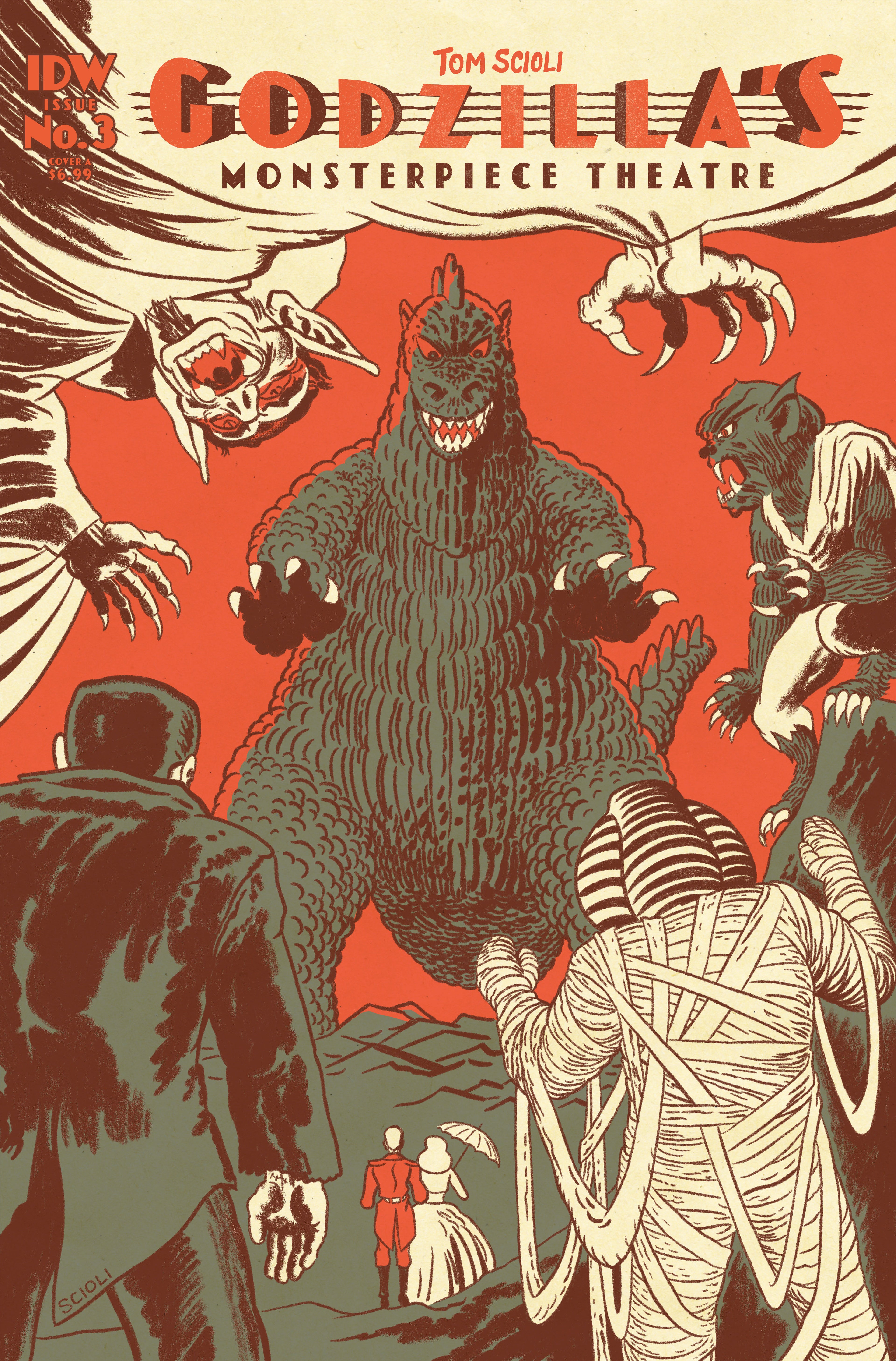 Godzilla Monsterpiece Theatre #3 Cover A Scioli
