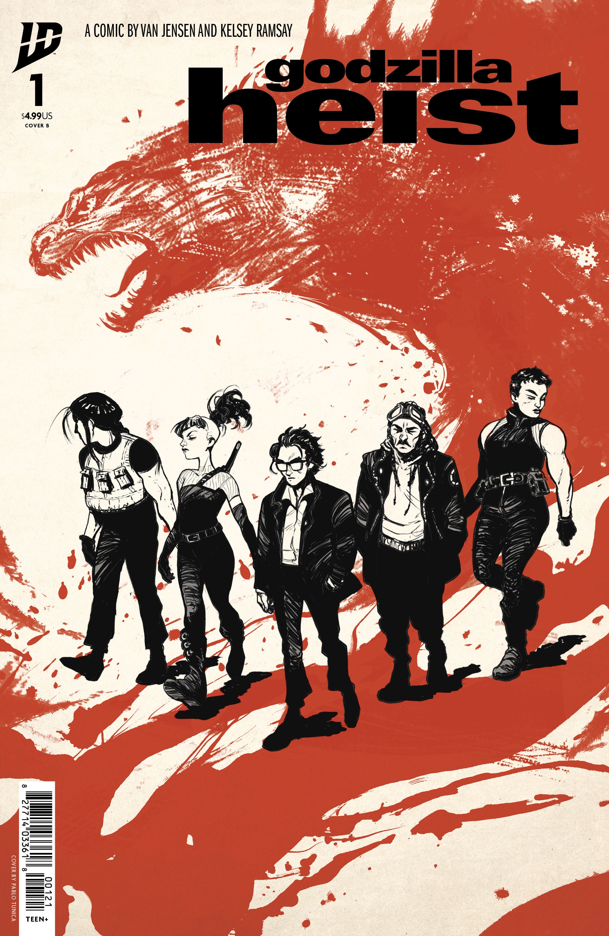 Godzilla Heist #1 Cover B Tunica