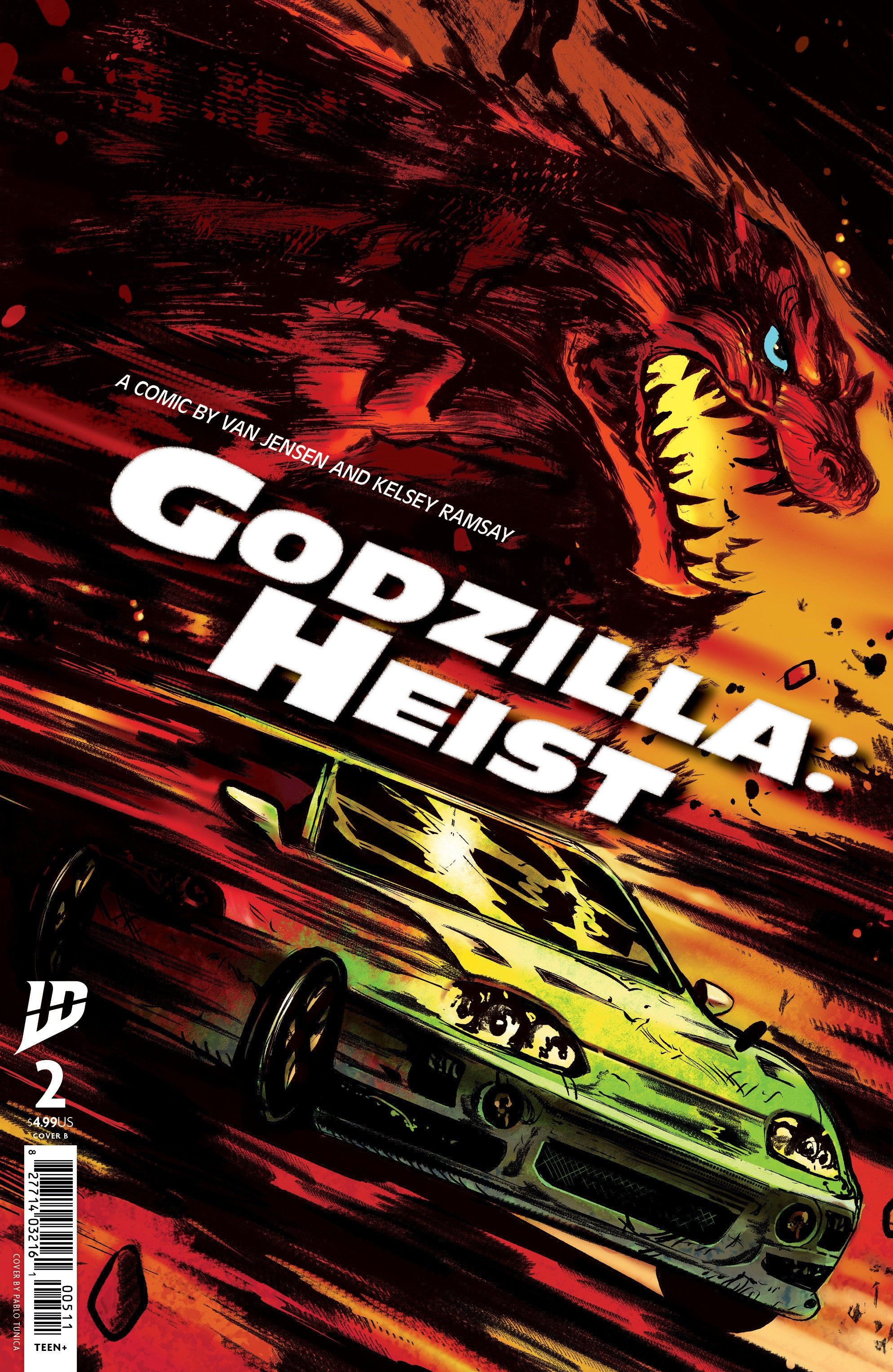 Godzilla Heist #2 Cover B Tunica Movie Poster Variant