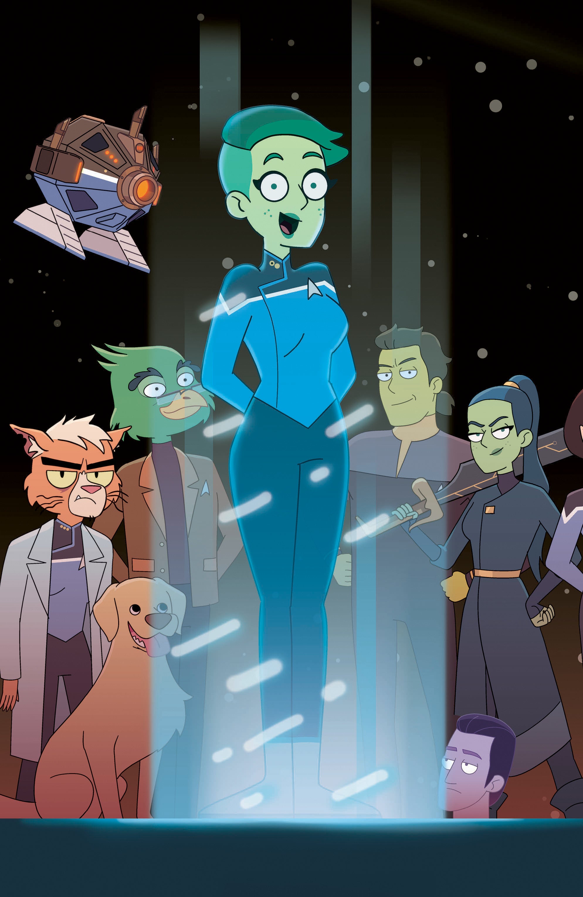 Star Trek Lower Decks #15 Cover B Fenoglio Connecting Variant