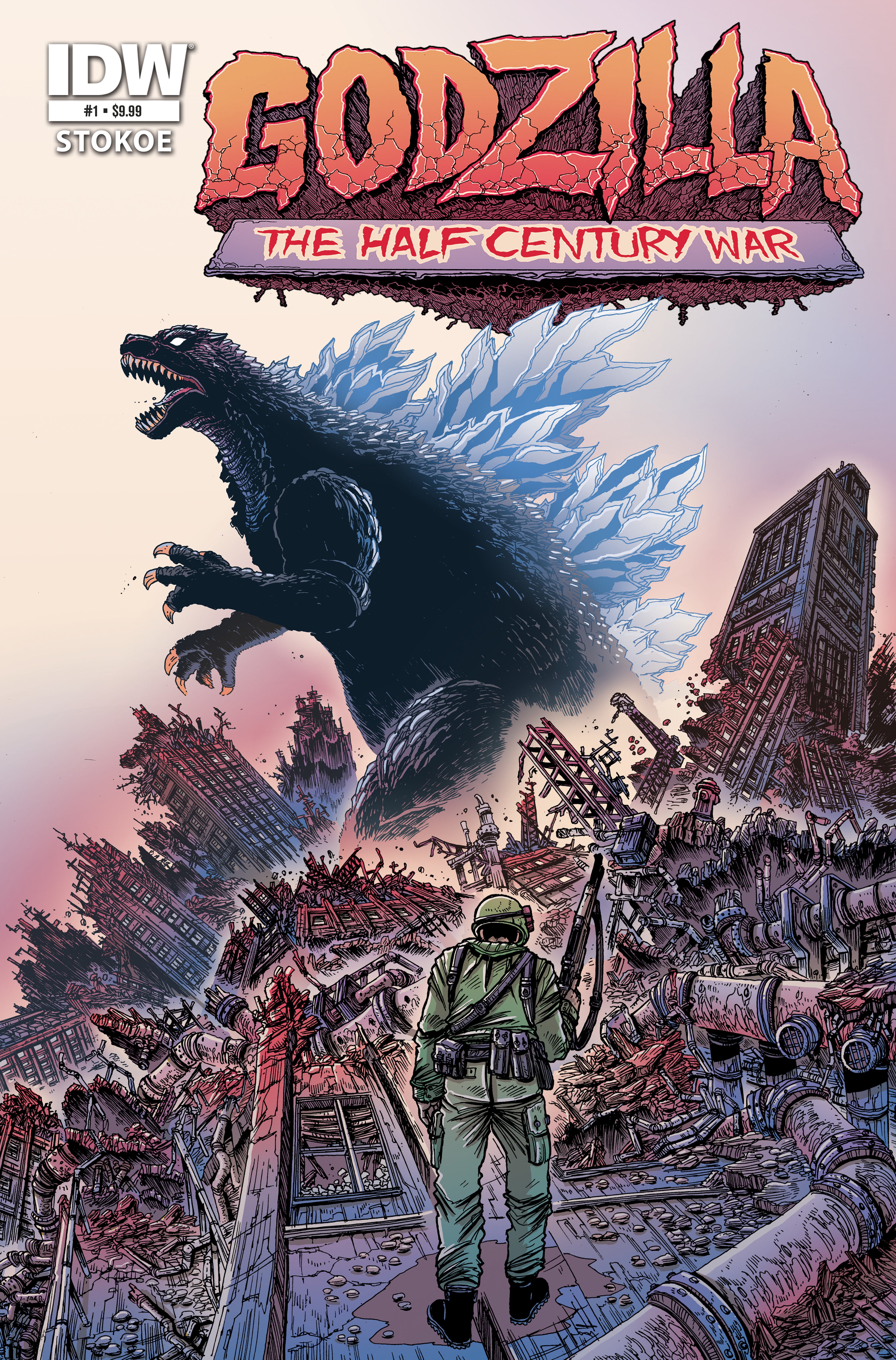 Godzilla 70th Anniversary Foil Classics Half-Century War #1
