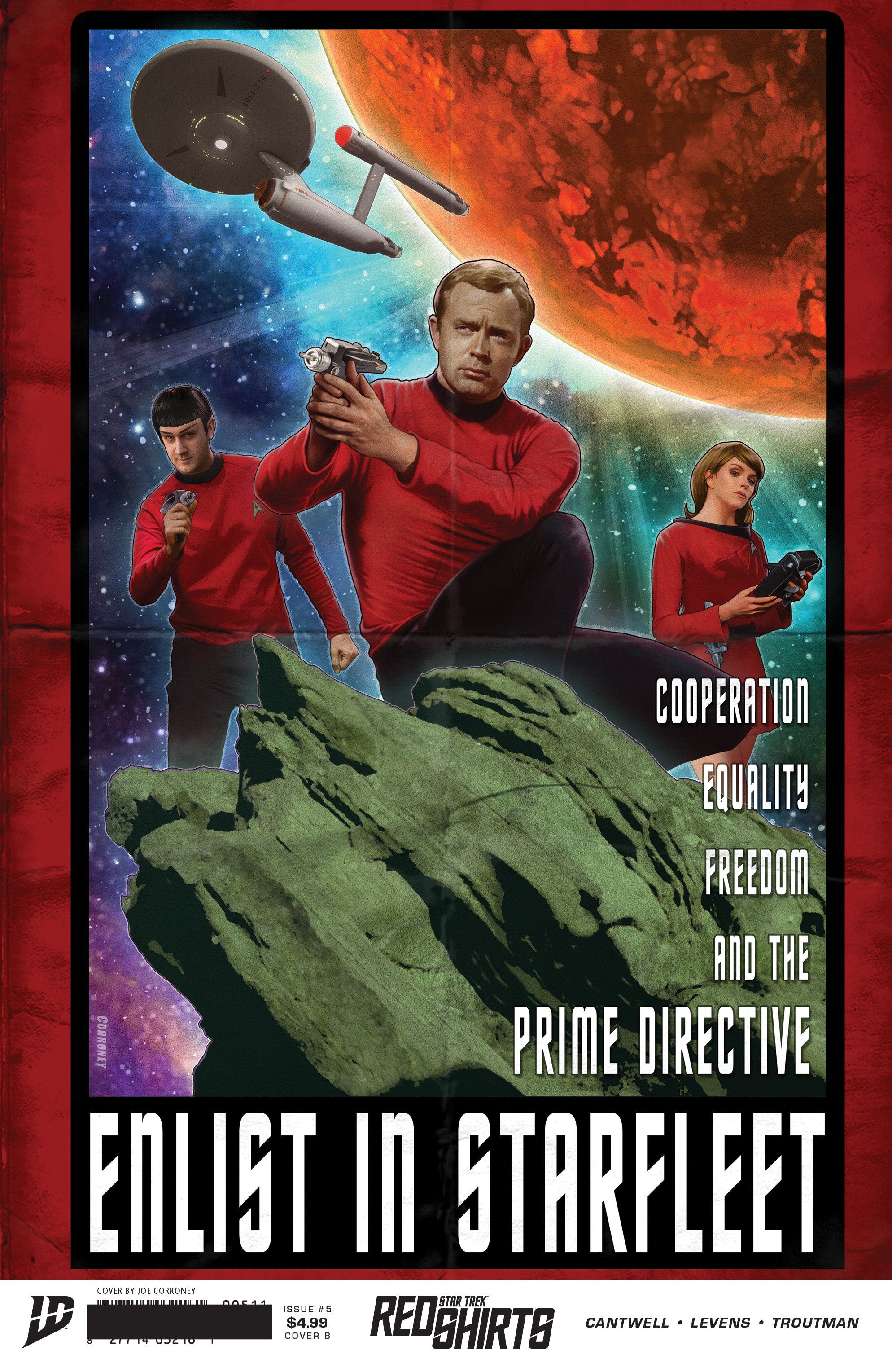 Star Trek Red Shirts #5 Cover B Corroney
