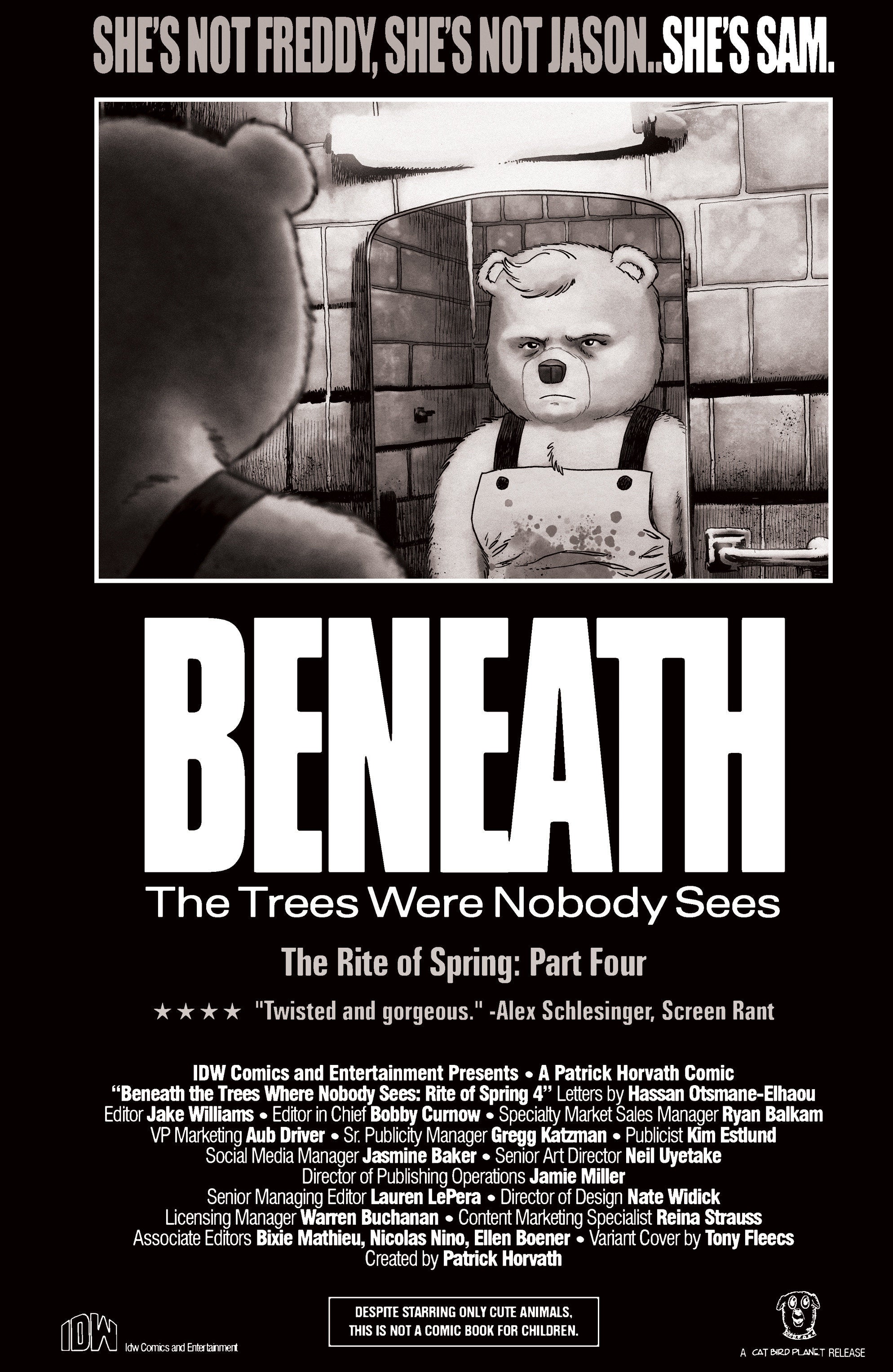 Beneath The Trees Where Nobody Sees Rite Of Spring #4 25 Copy Fleecs Variant
