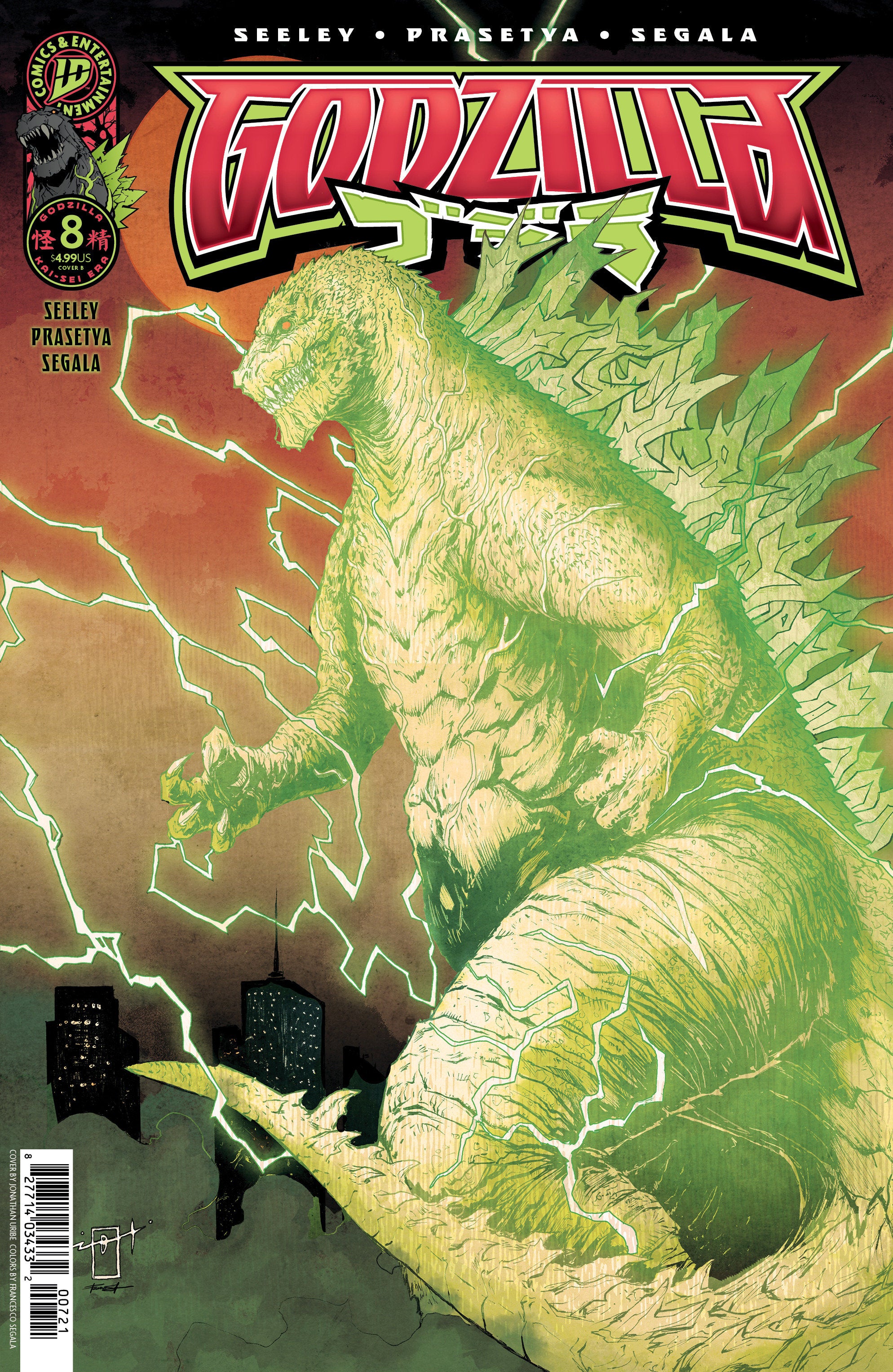 Godzilla #8 Cover B Uribe