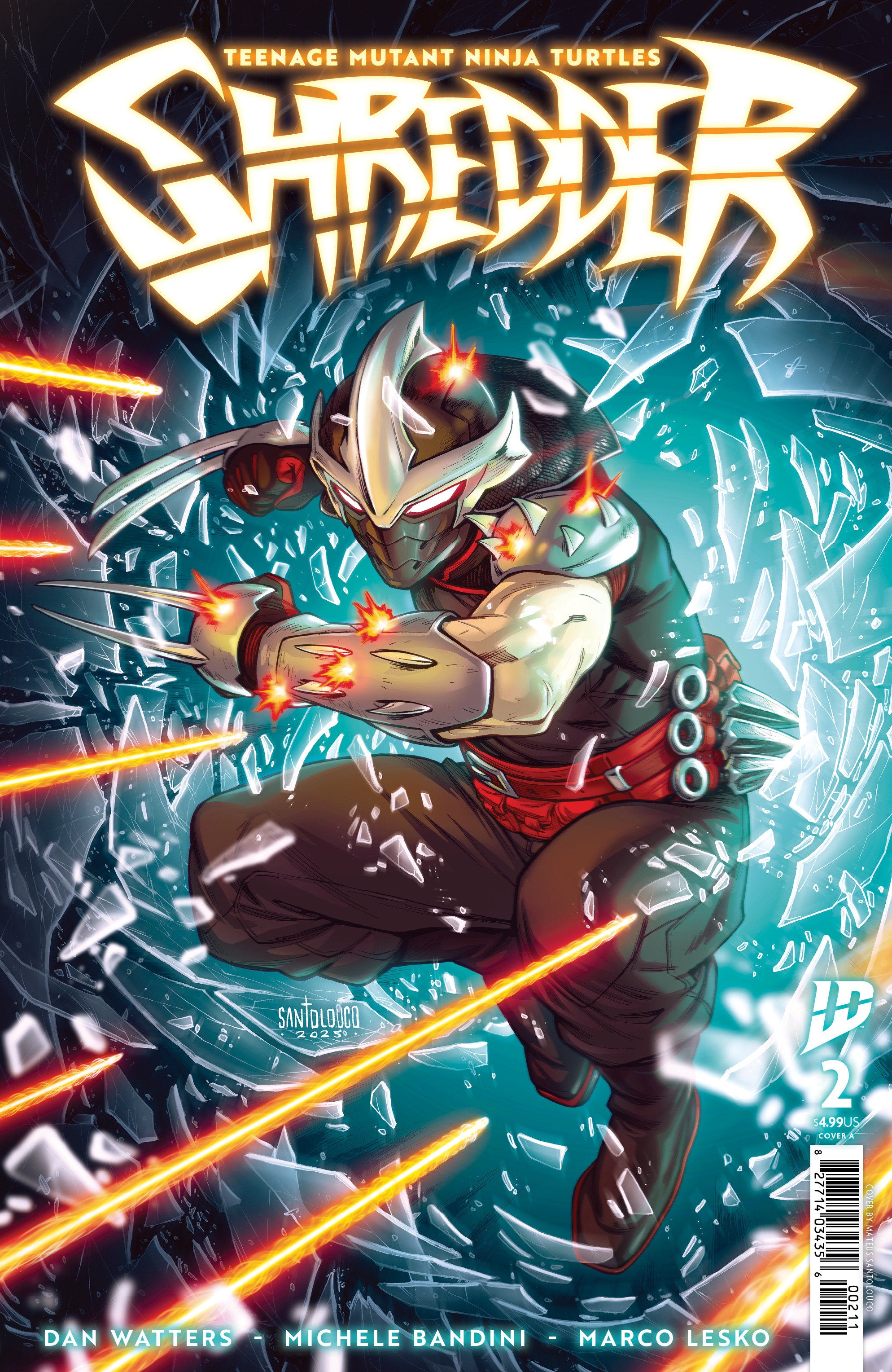 Teenage Mutant Ninja Turtles Shredder #2 Cover A Santolouco