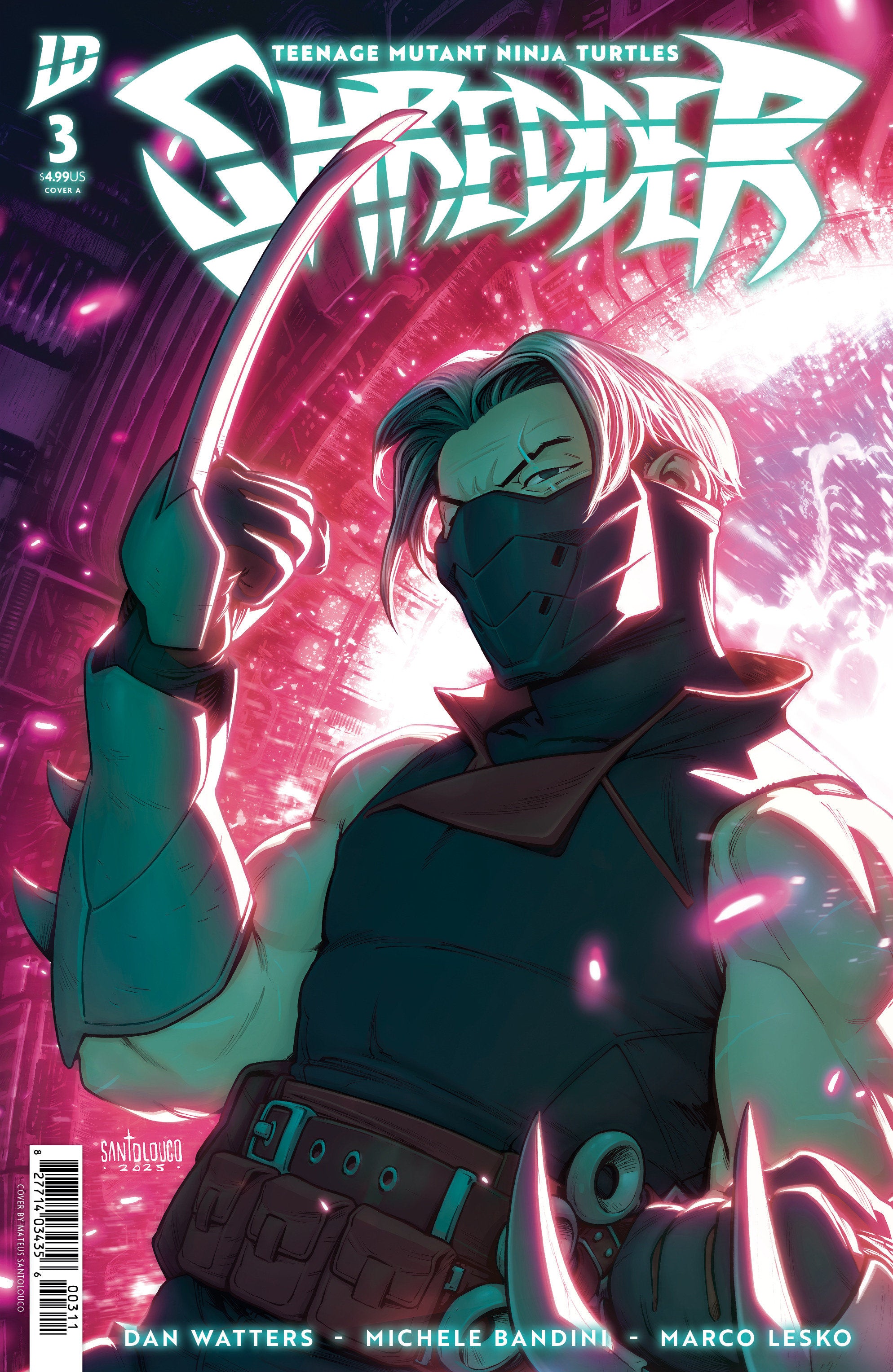 Teenage Mutant Ninja Turtles Shredder #3 Cover A Santolouco