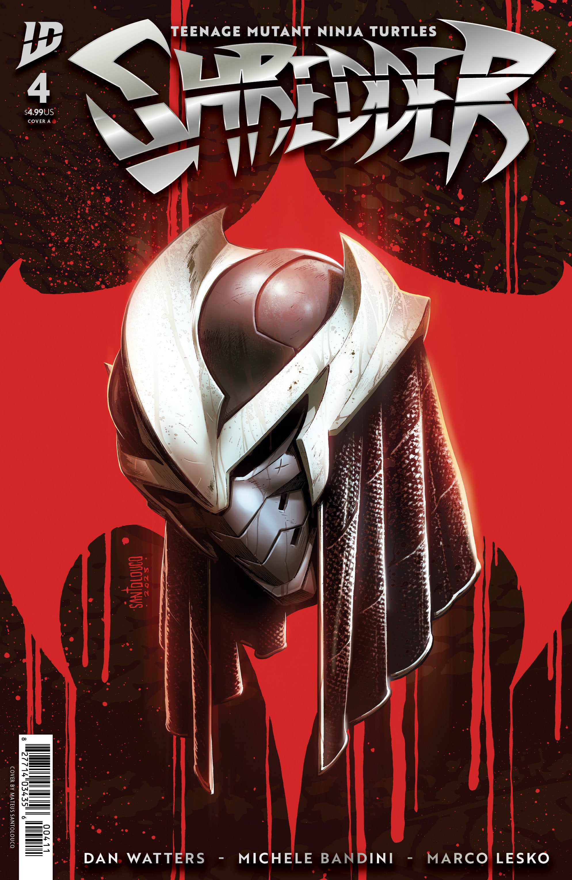 Teenage Mutant Ninja Turtles Shredder #4 Cover A Santolouco