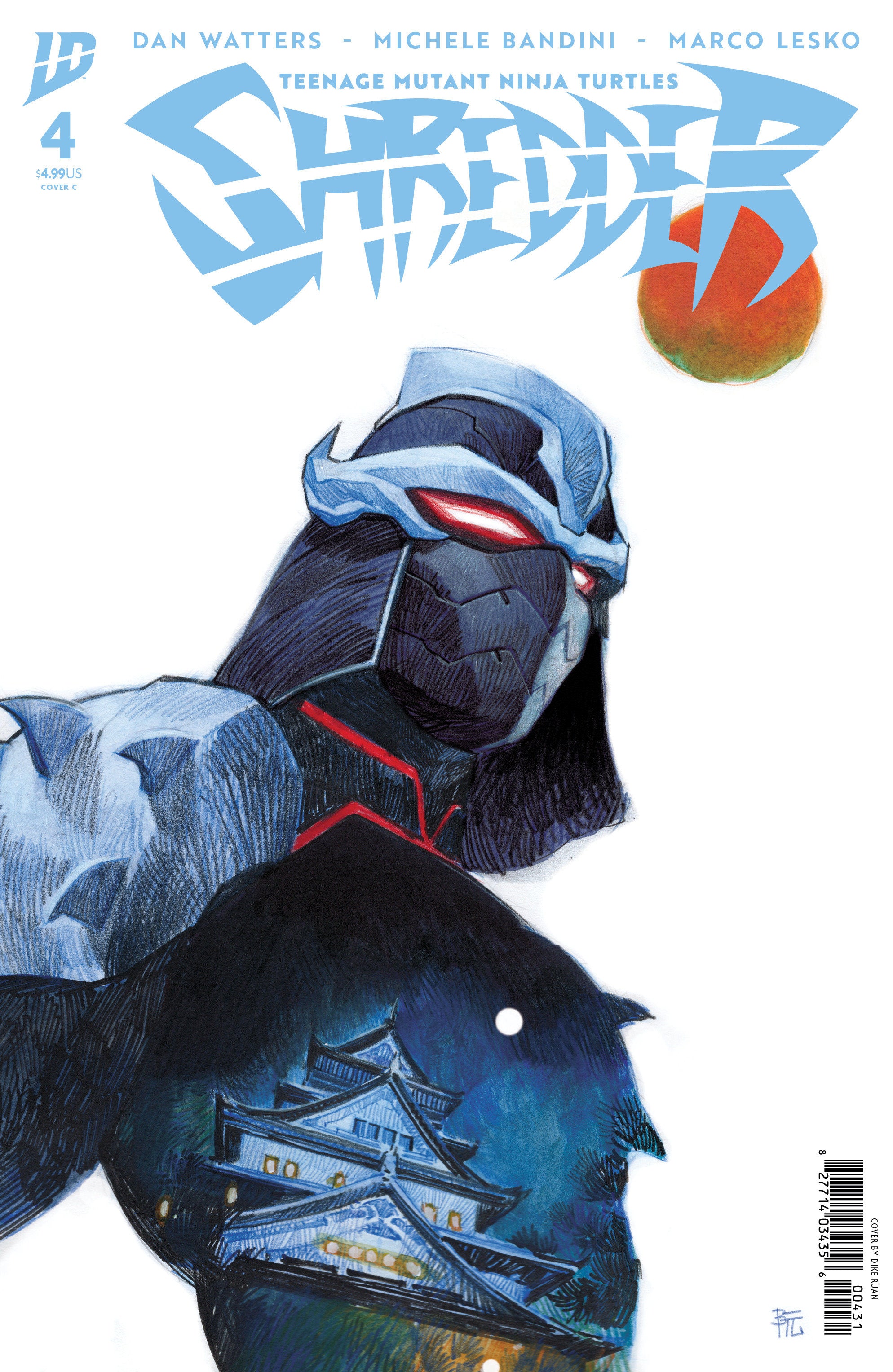 Teenage Mutant Ninja Turtles Shredder #4 Cover C Ruan