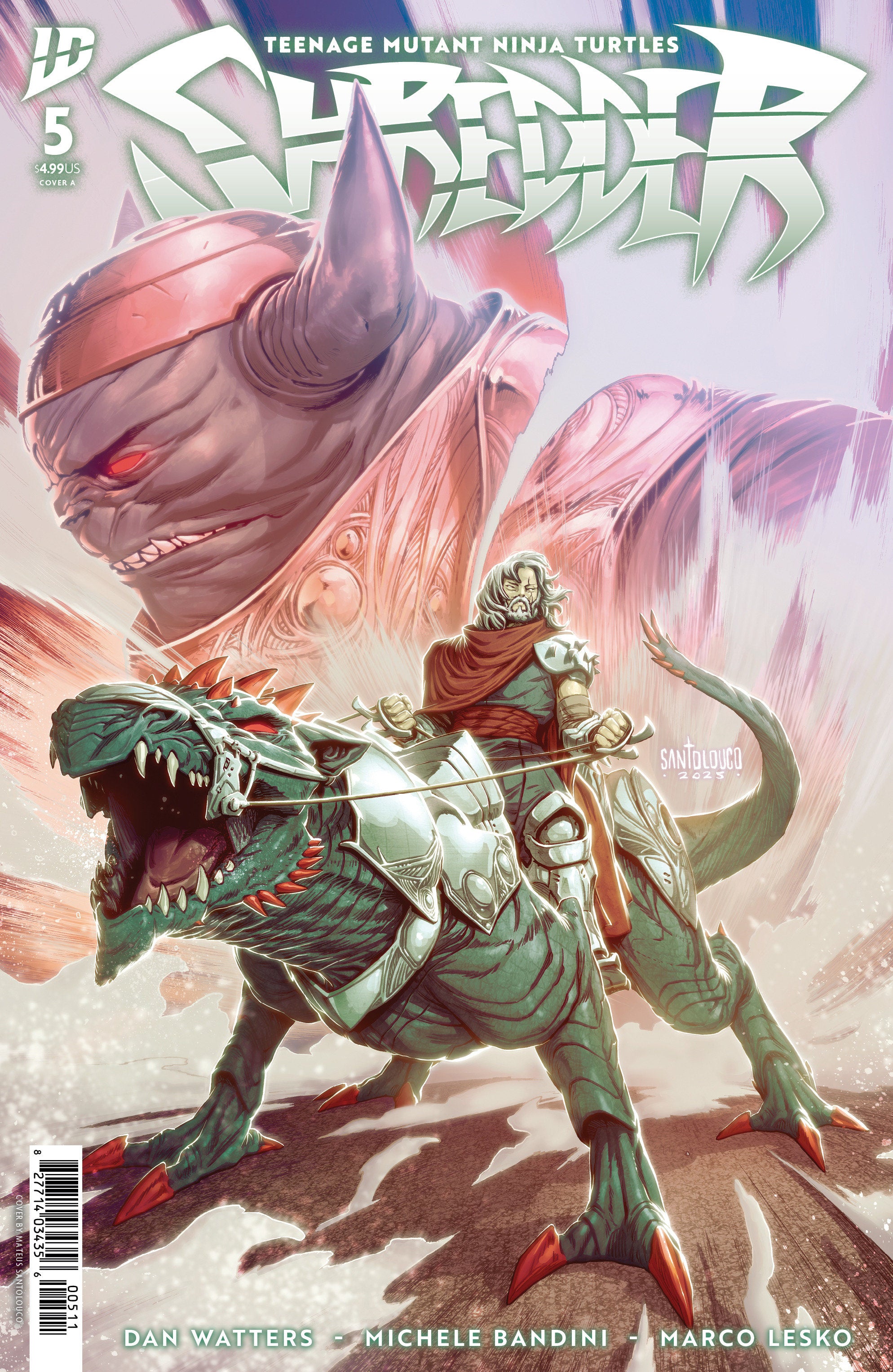 Teenage Mutant Ninja Turtles Shredder #5 Cover A Santolouco