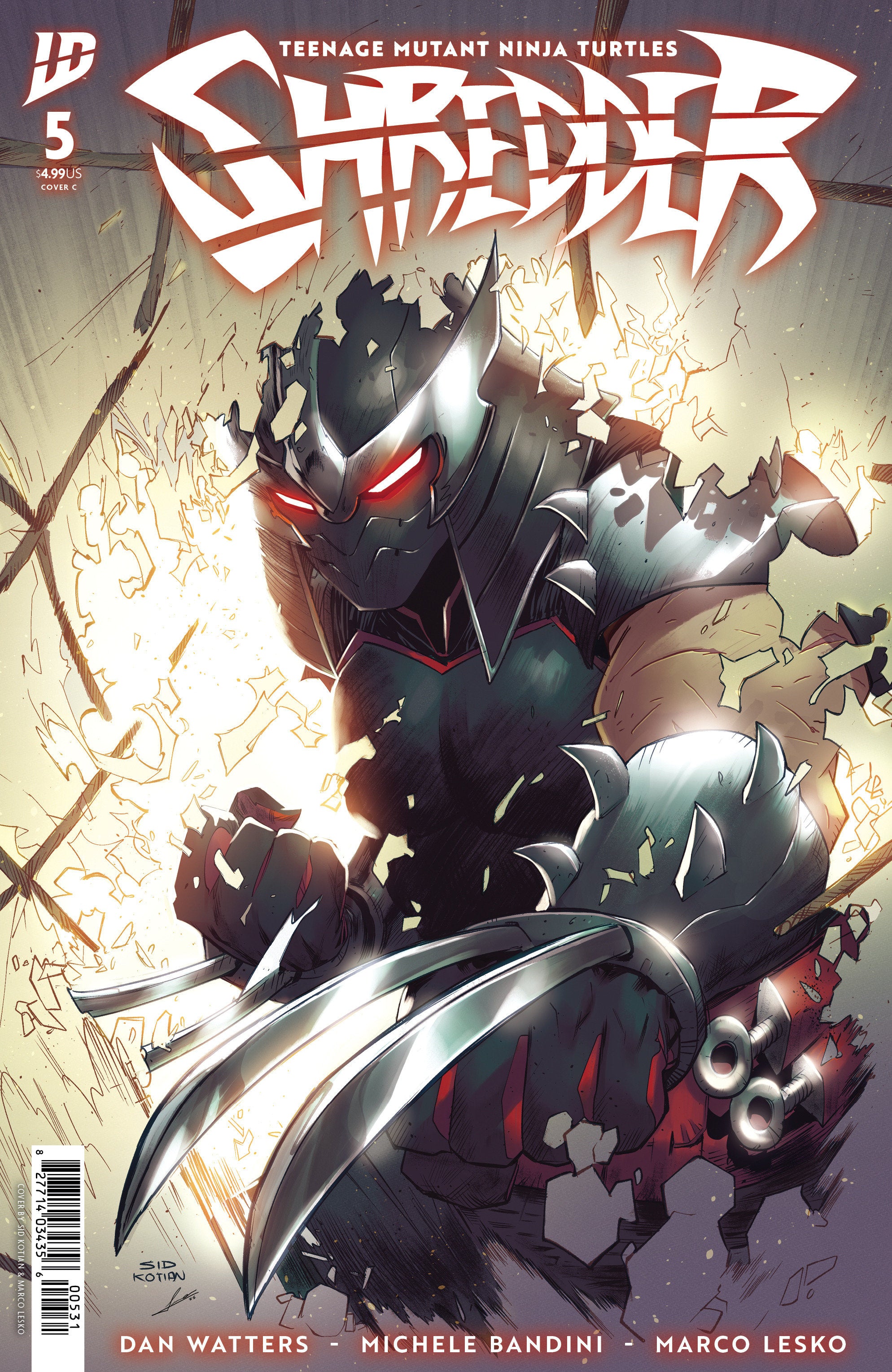 Teenage Mutant Ninja Turtles Shredder #5 Cover C Kotian