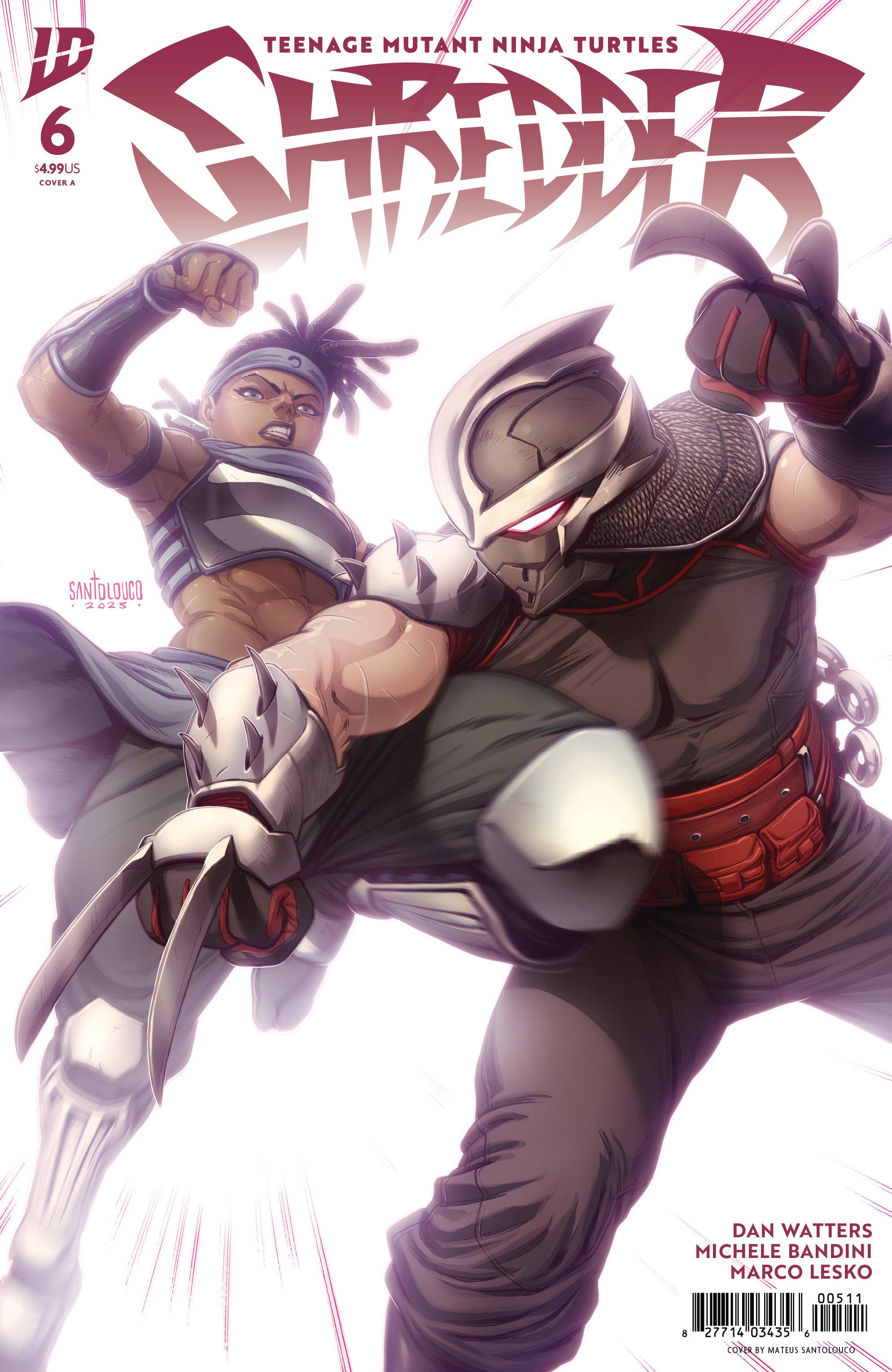 Teenage Mutant Ninja Turtles Shredder #6 Cover A Santolouco