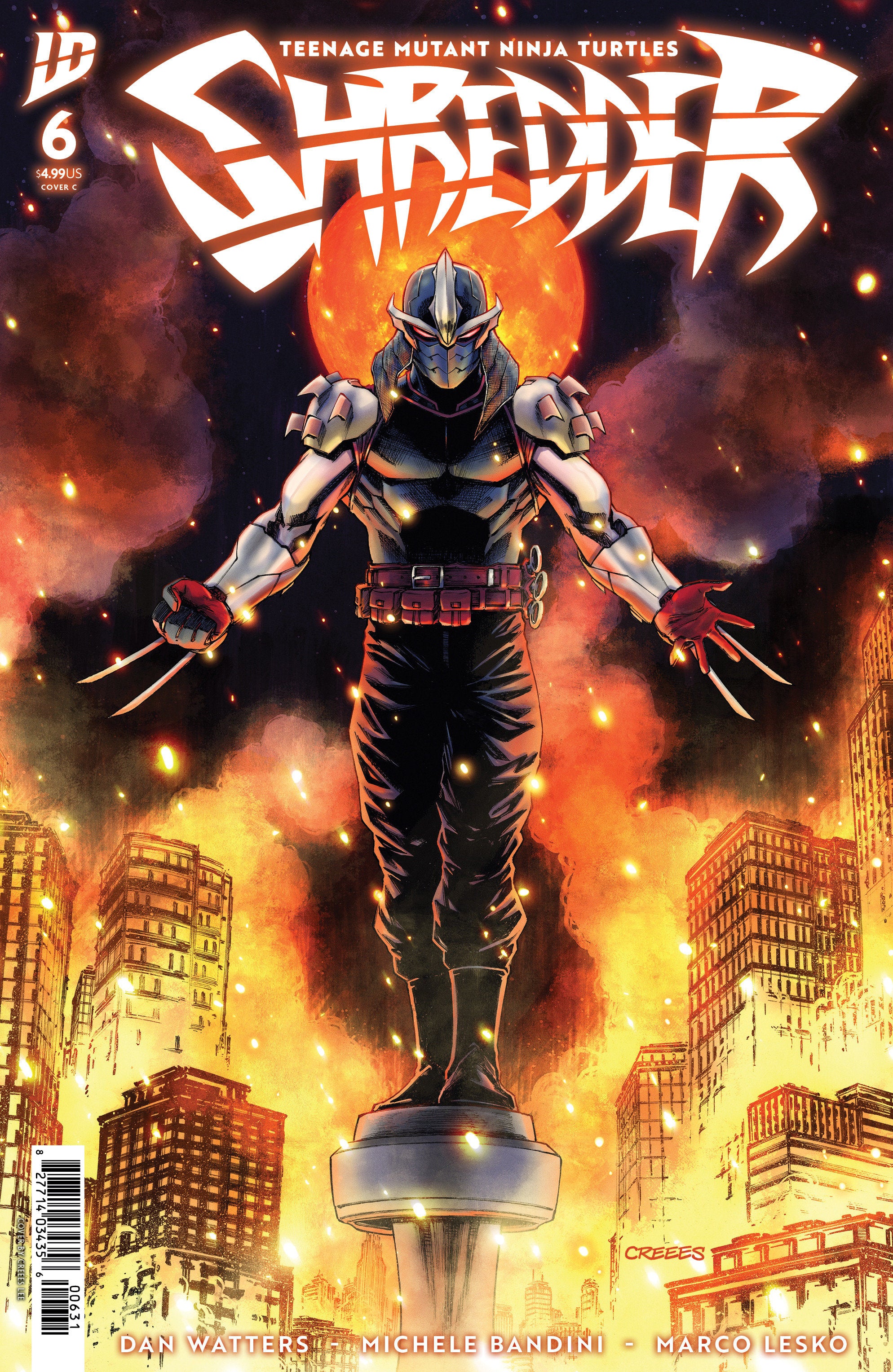 Teenage Mutant Ninja Turtles Shredder #6 Cover C Lee