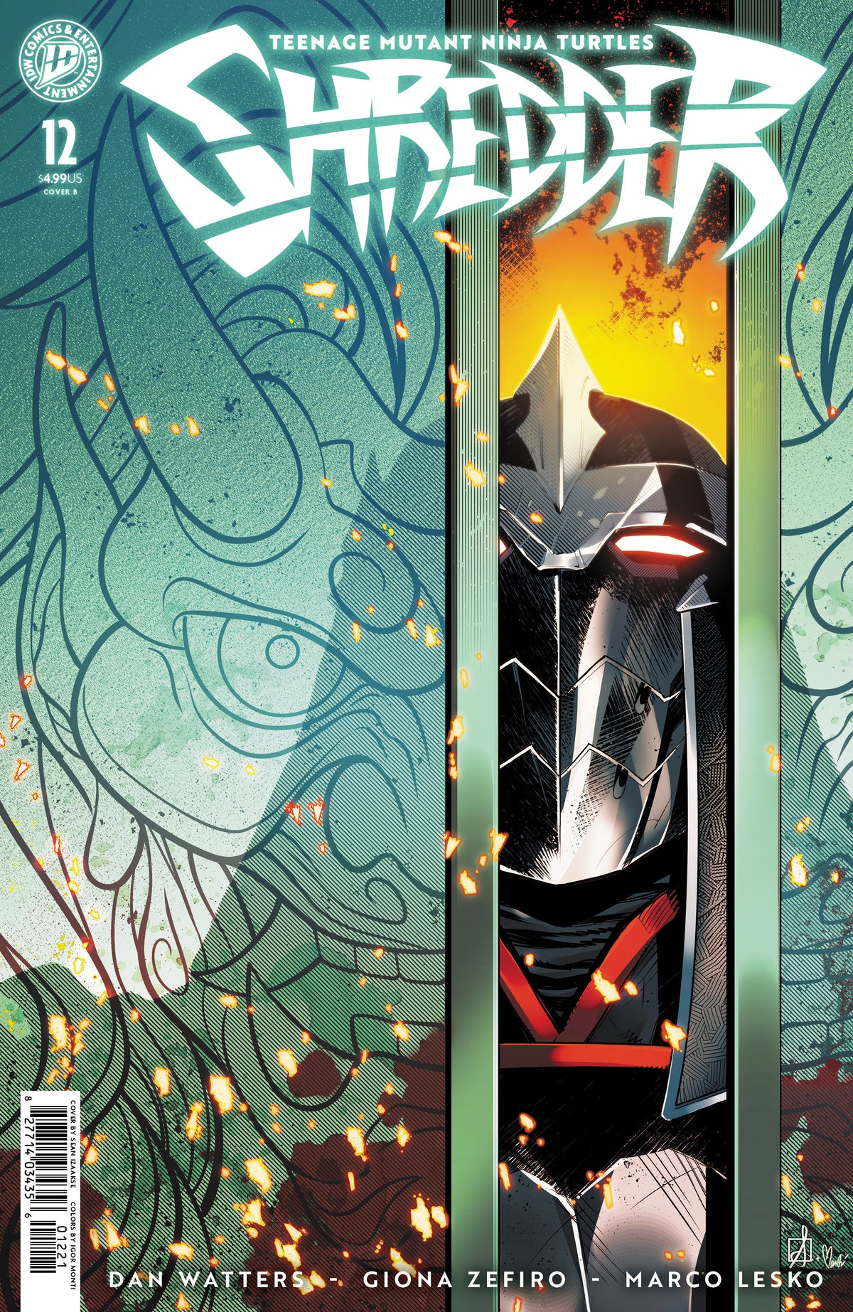 Teenage Mutant Ninja Turtles Shredder #12 Cover B Izaakse