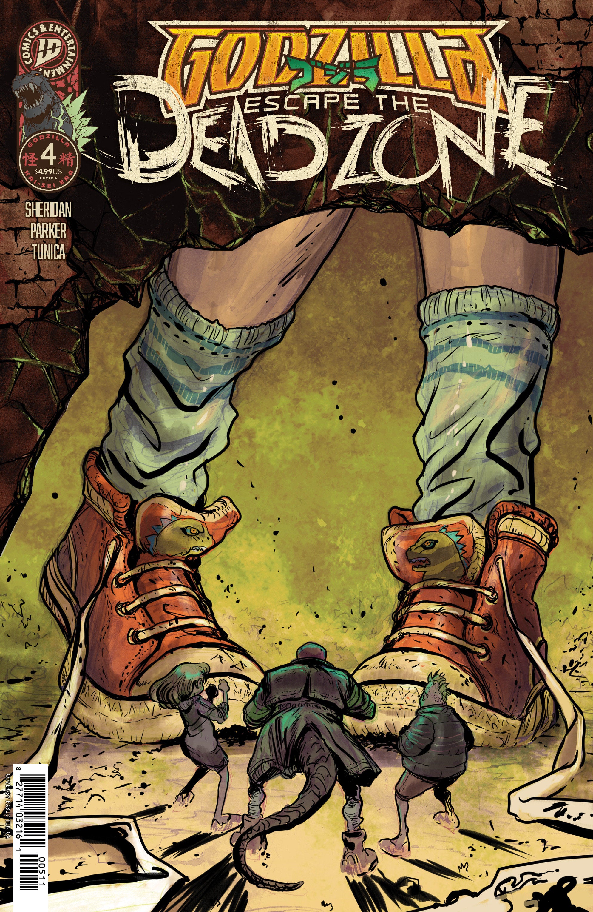 Godzilla Escape The Deadzone #4 Cover A Tunica