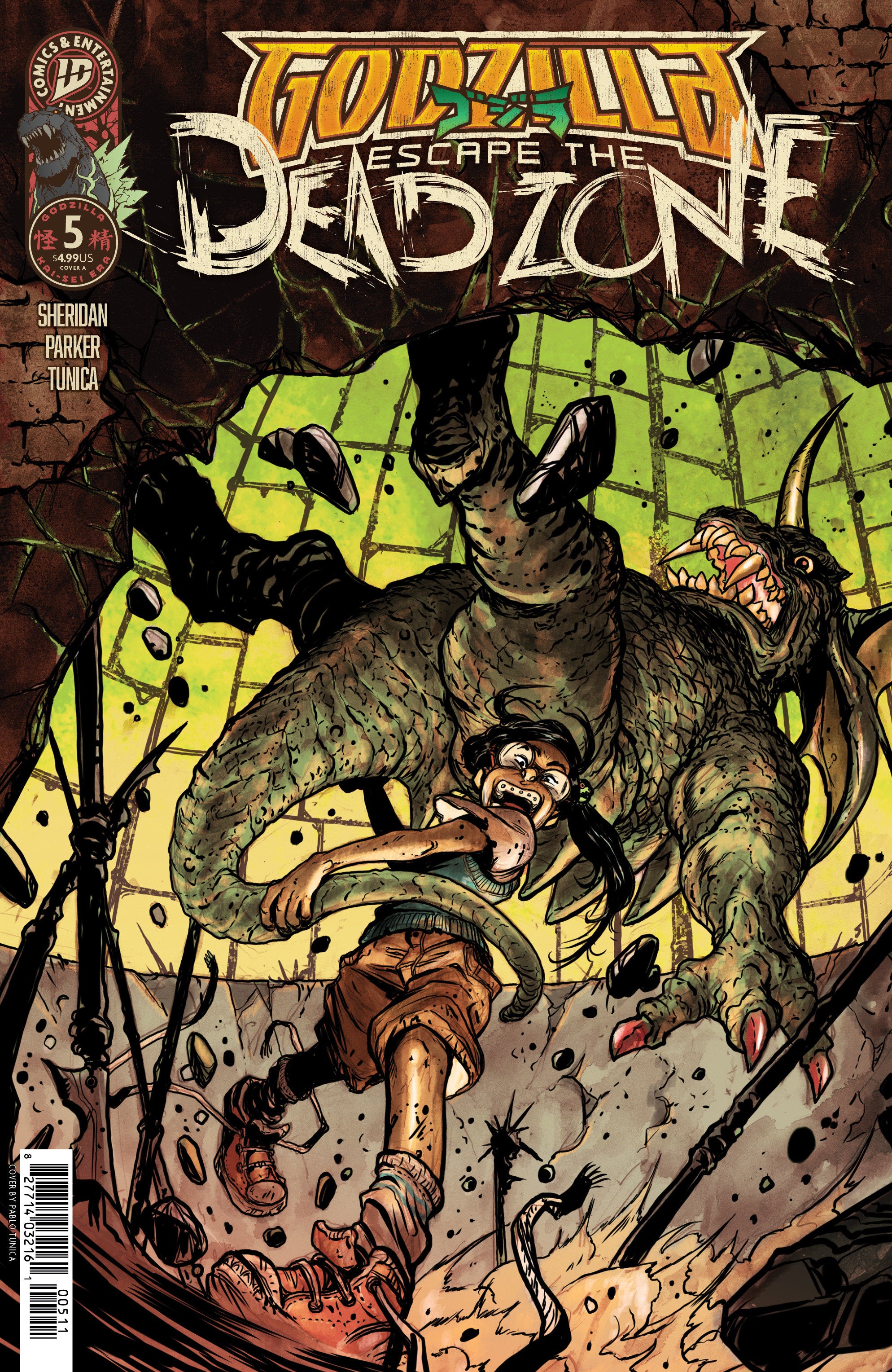 Godzilla Escape The Deadzone #5 Cover A Tunica