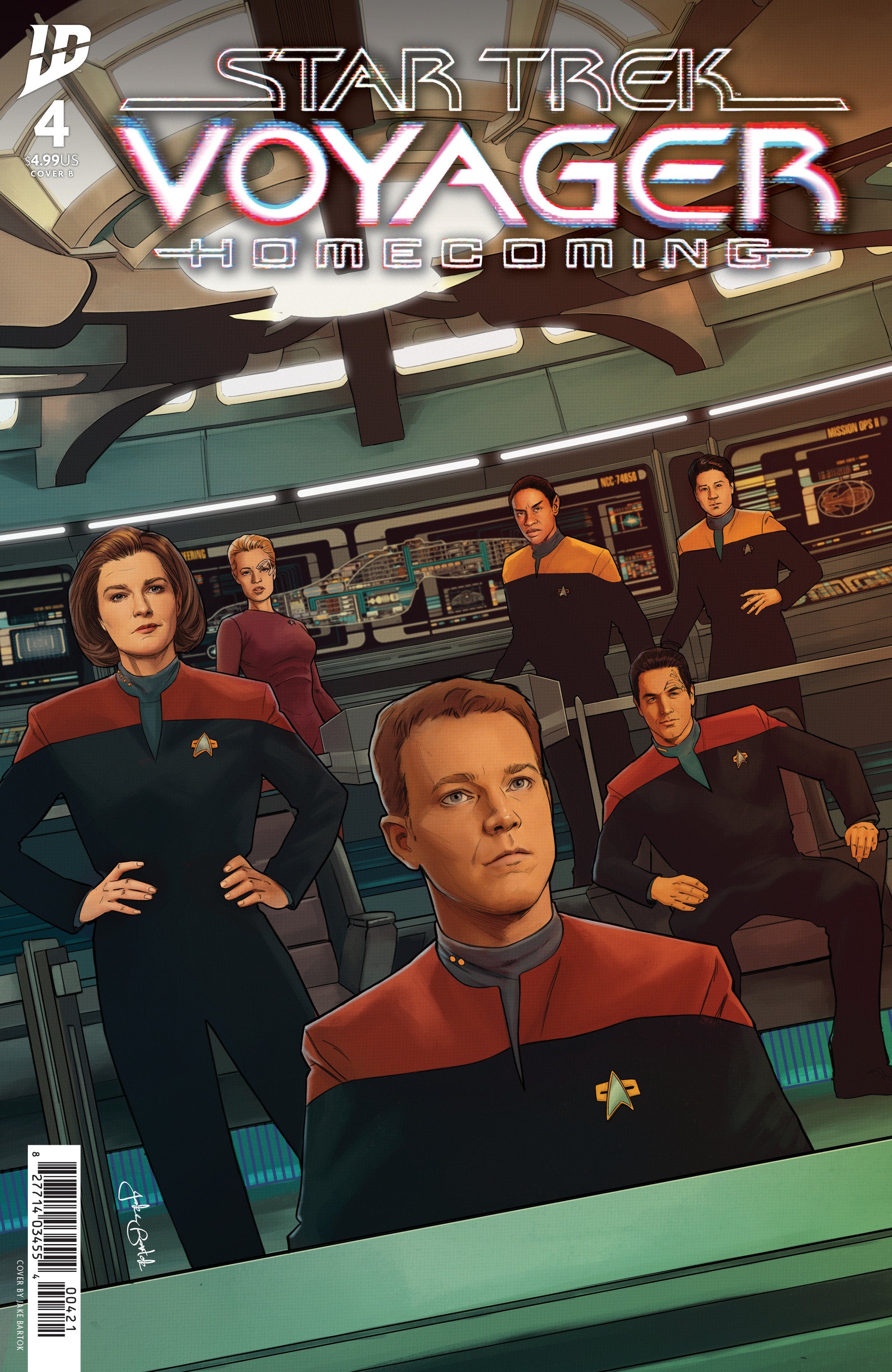 Star Trek Voyager Homecoming #4 Cover B Bartok