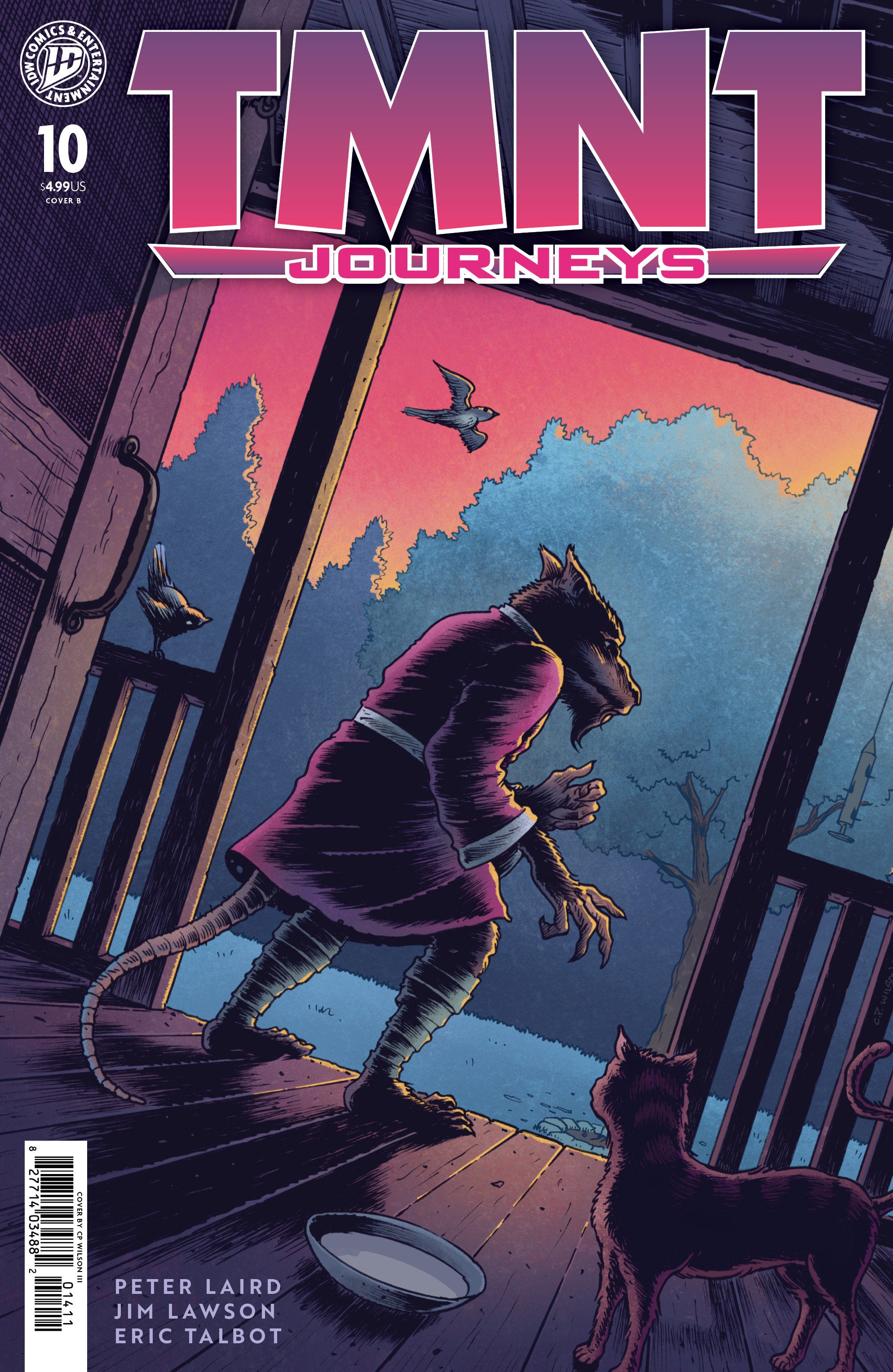 Teenage Mutant Ninja Turtles Journeys #10 Cover B Wilson III