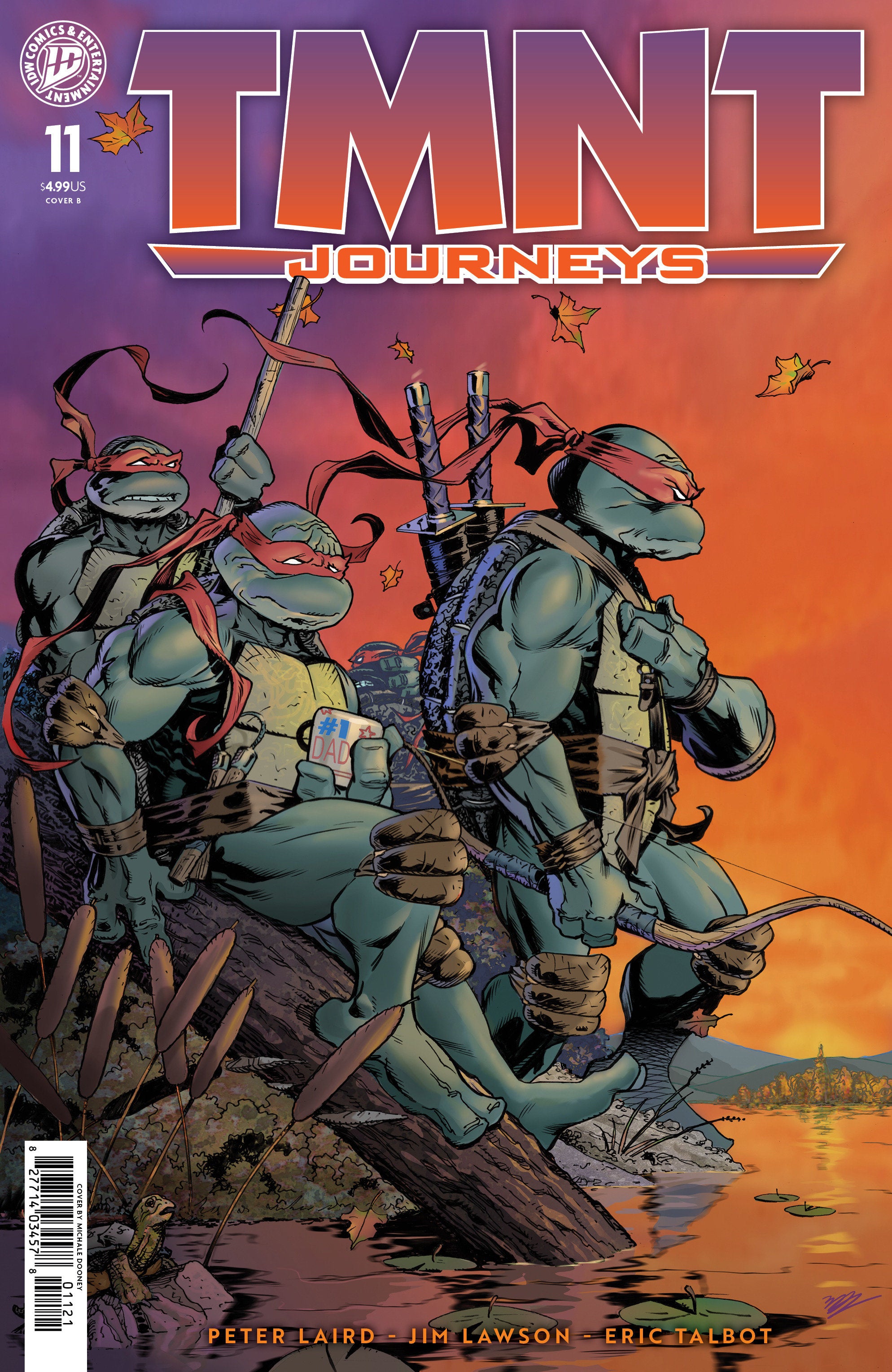 Teenage Mutant Ninja Turtles Journeys #11 Cover B Dooney